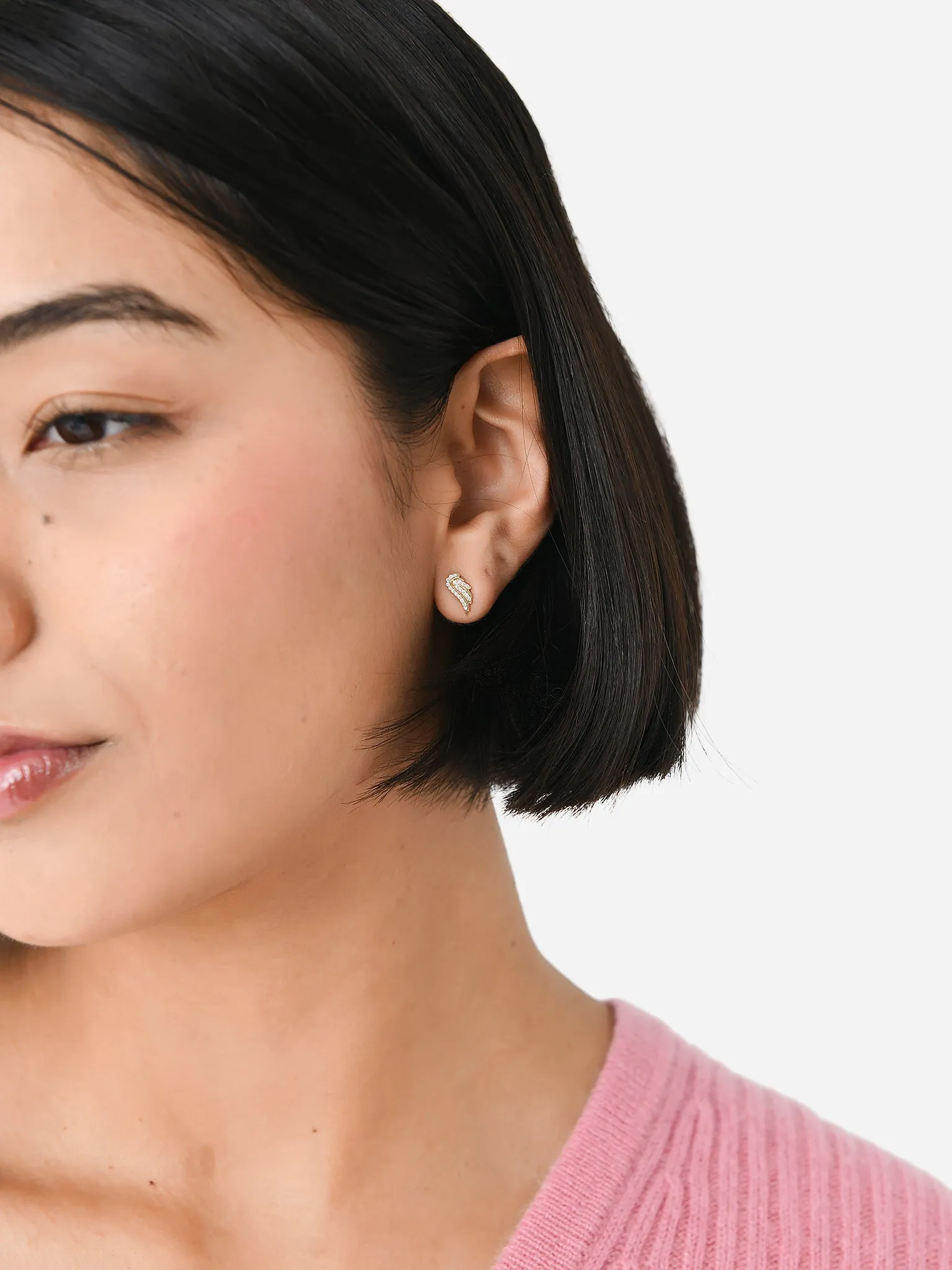 Adina Reyter Pavé Wing Earrings sold by Saint Bernard product image thumbnail 2