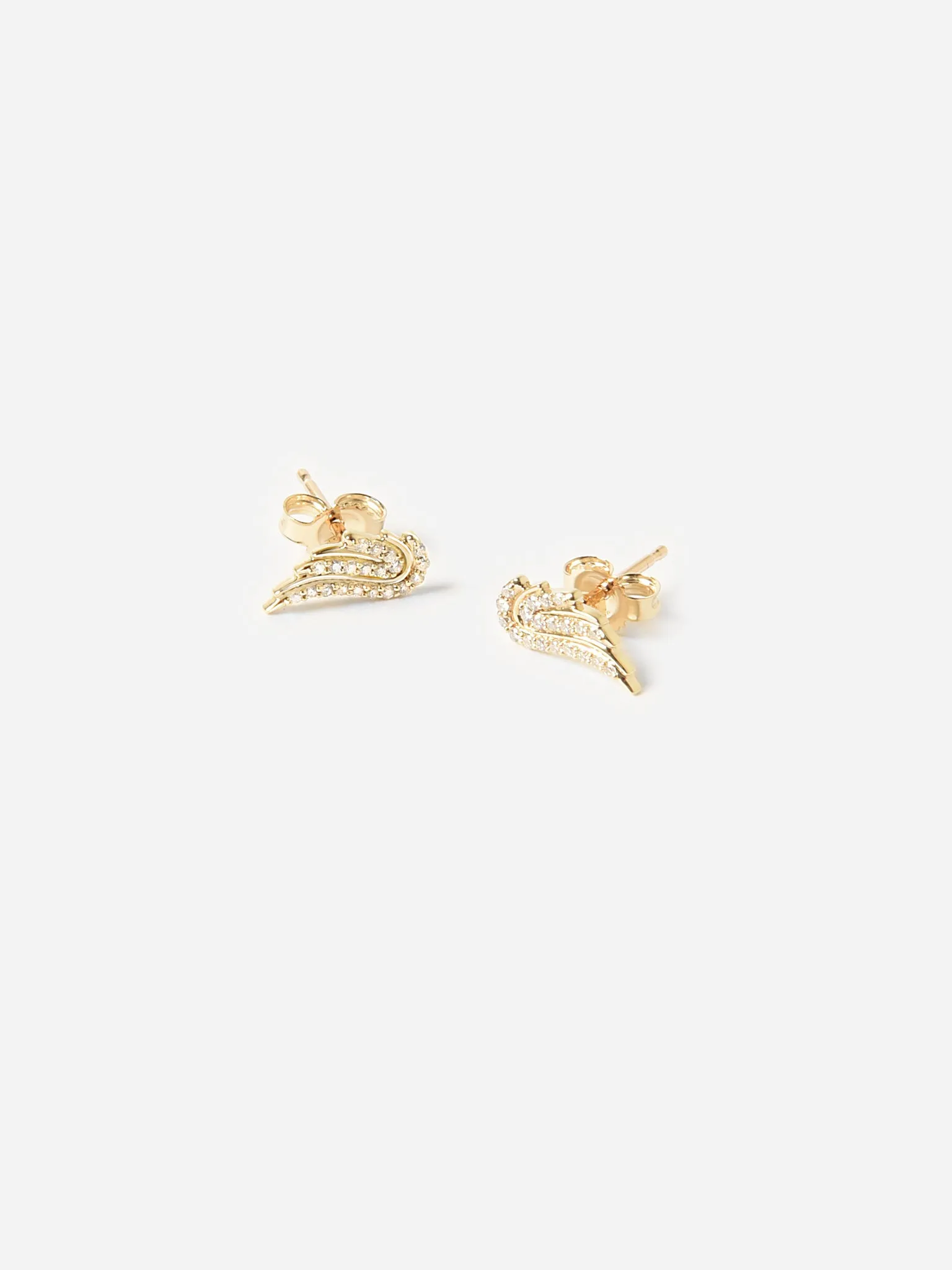 Adina Reyter Pavé Wing Earrings sold by Saint Bernard
