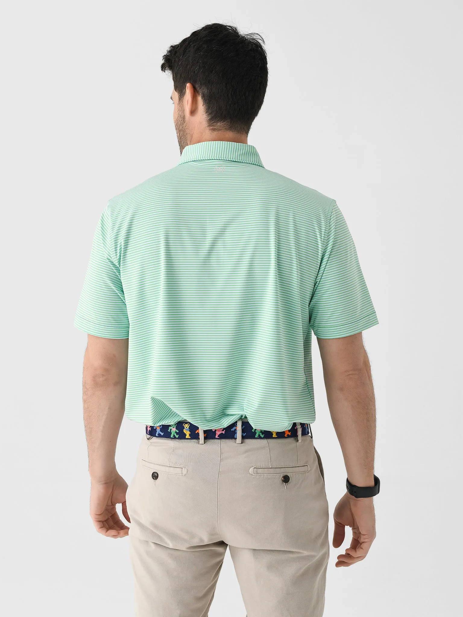 Peter Millar Crown Sport Men's Hales Performance Jersey Polo sold by Saint Bernard product image thumbnail 3