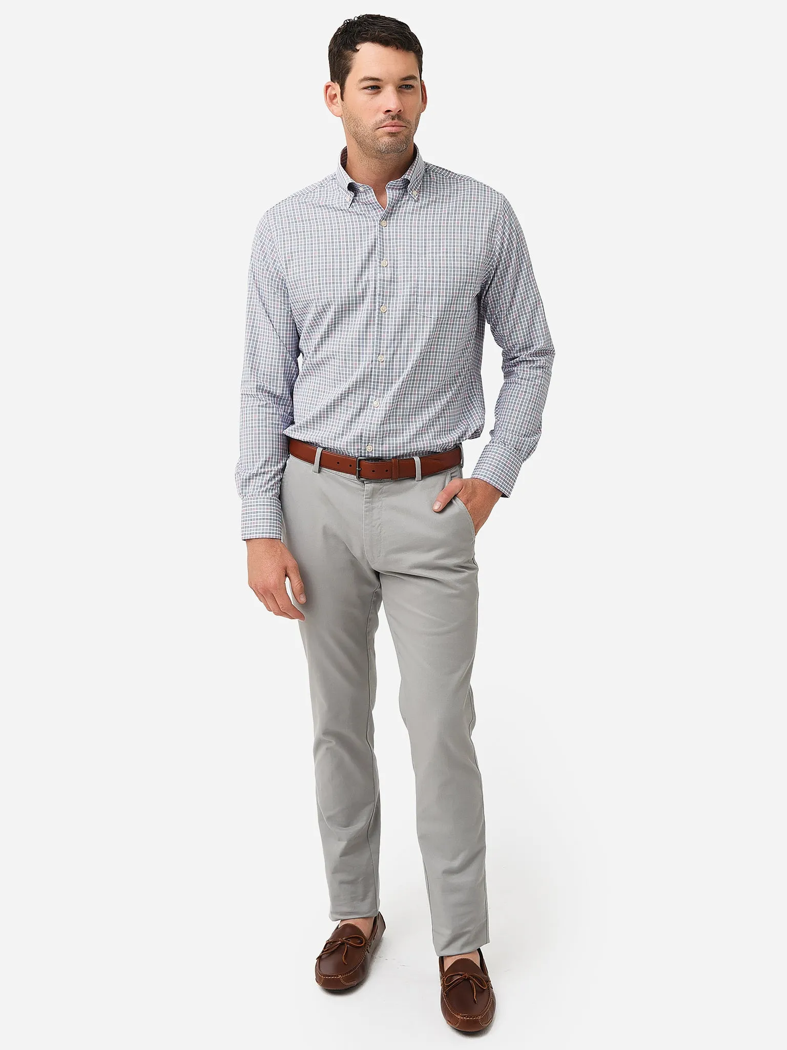 Peter Millar Crown Sport Men's Landover Performance Twill Sport Shirt sold by Saint Bernard product image thumbnail 2