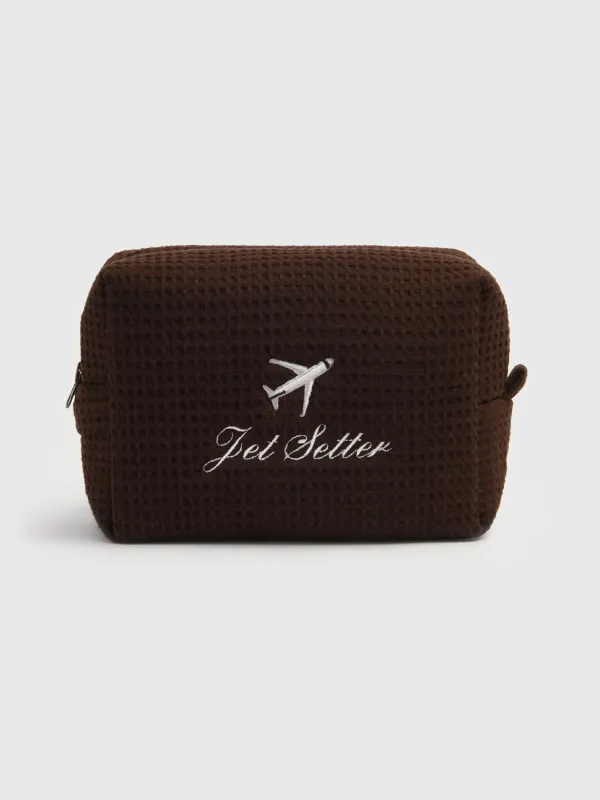 Abbode Jet Setter Waffle Pouch sold by Saint Bernard