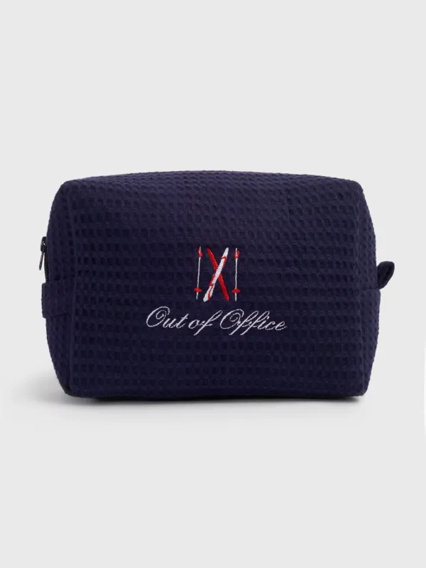 Abbode Out of Office Skiing Waffle Pouch sold by Saint Bernard