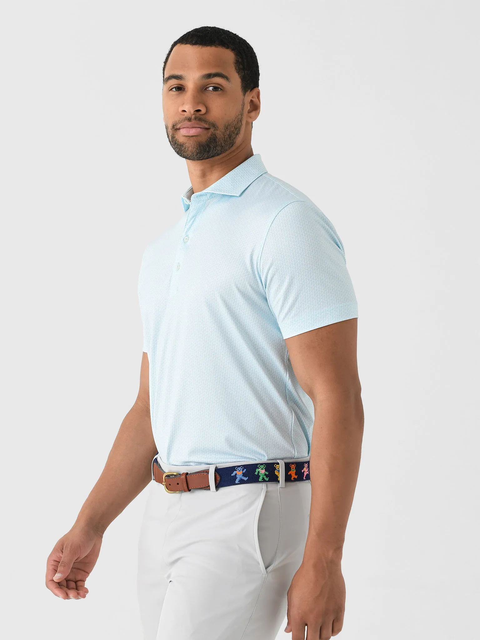 Johnnie-O Men's Island Times Performance Jersey Polo sold by Saint Bernard product image thumbnail 3