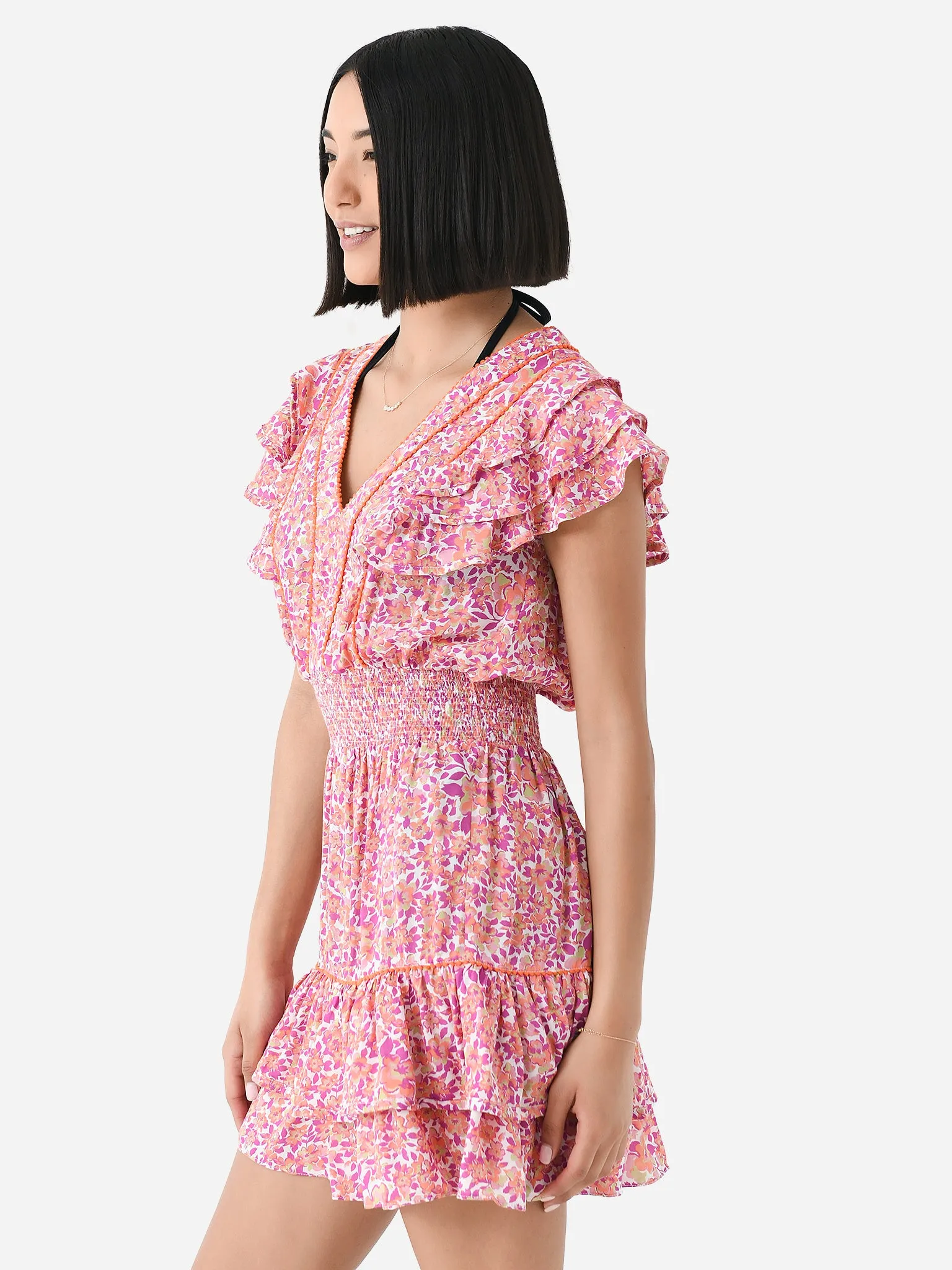 Poupette St Barth Women's Camila Mini Dress sold by Saint Bernard product image thumbnail 3