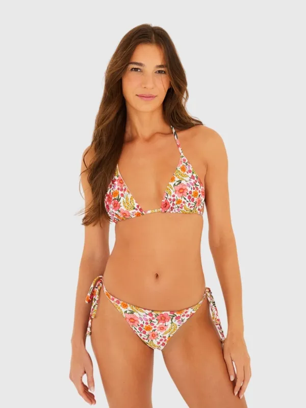 Farm Rio Women's Banana Flowers Bikini Top made by FARM Rio