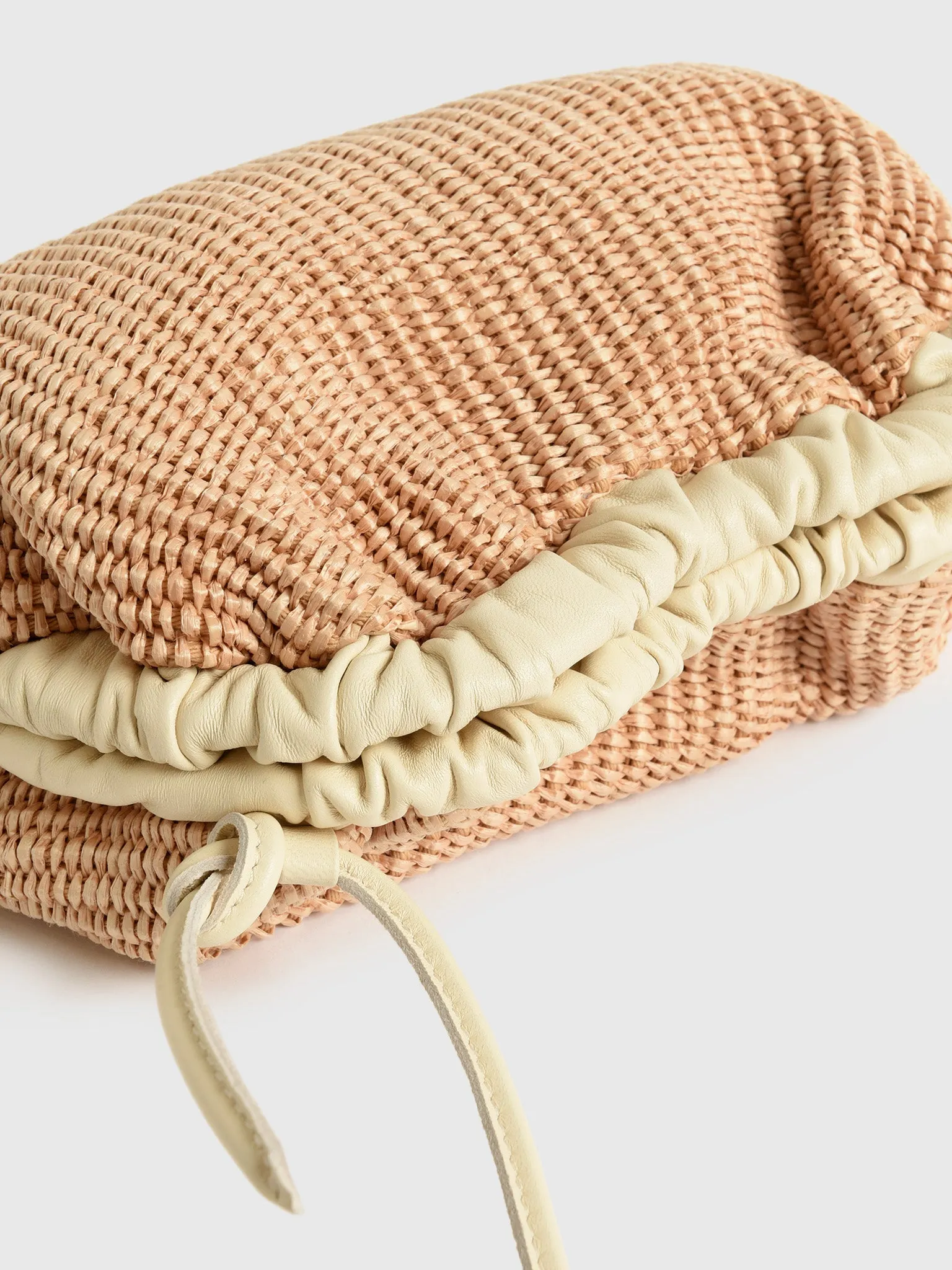 Mansur Gavriel Raffia Mini Cloud Clutch sold by Saint Bernard product image thumbnail 4