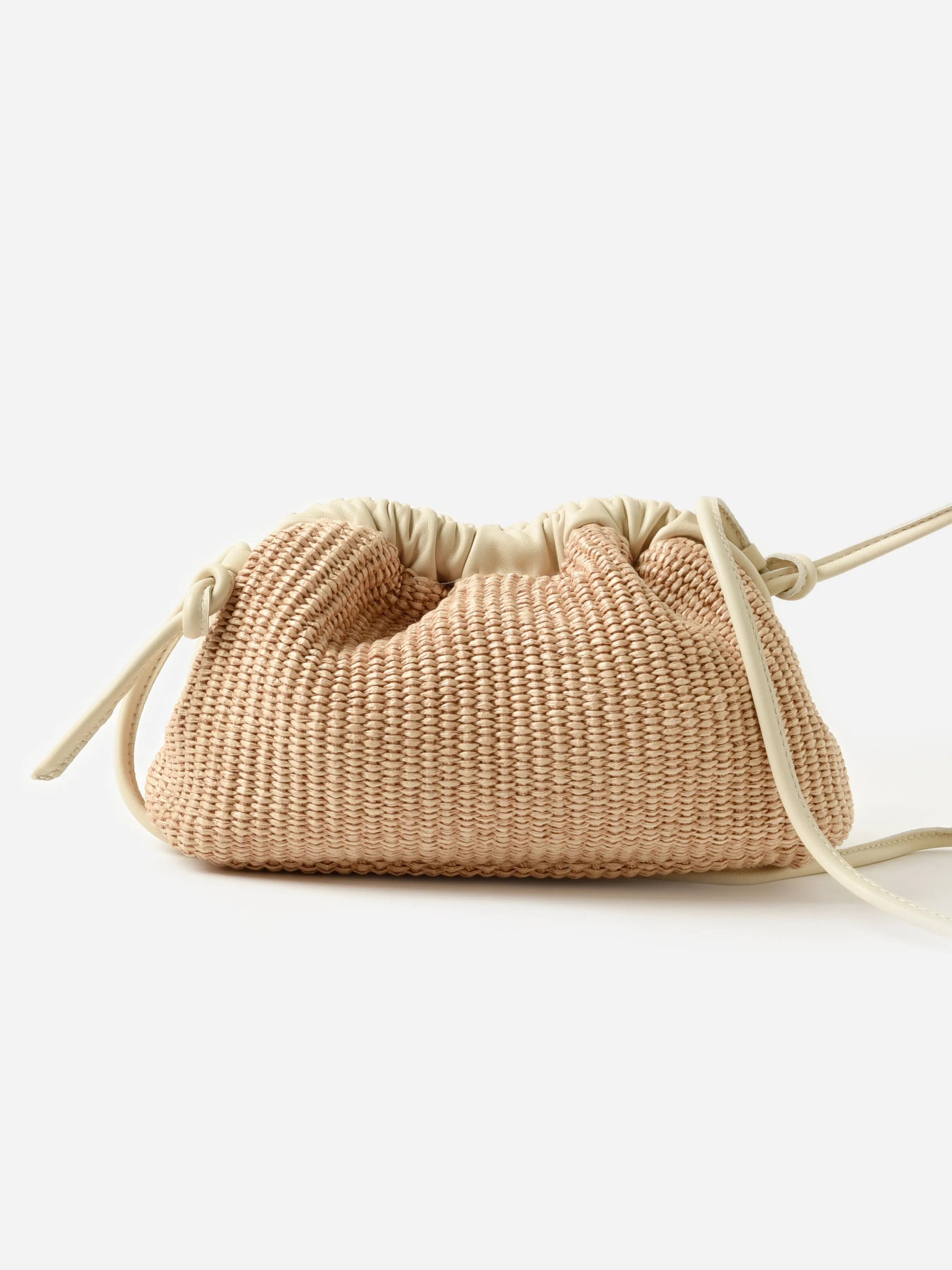 Mansur Gavriel Raffia Mini Cloud Clutch sold by Saint Bernard product image thumbnail 5