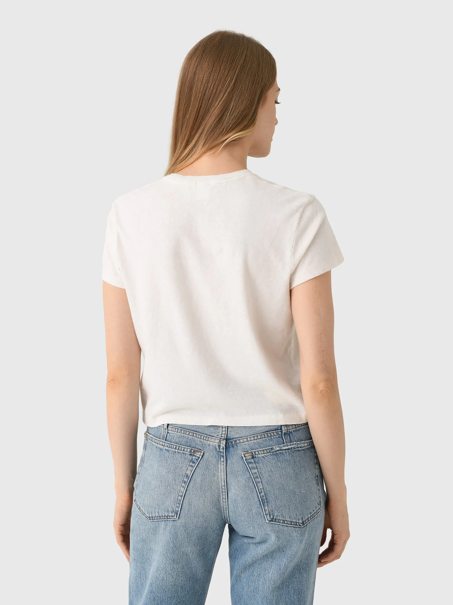 Re/Done Women's Clouds 50s Boxy Tee sold by Saint Bernard product image thumbnail 3