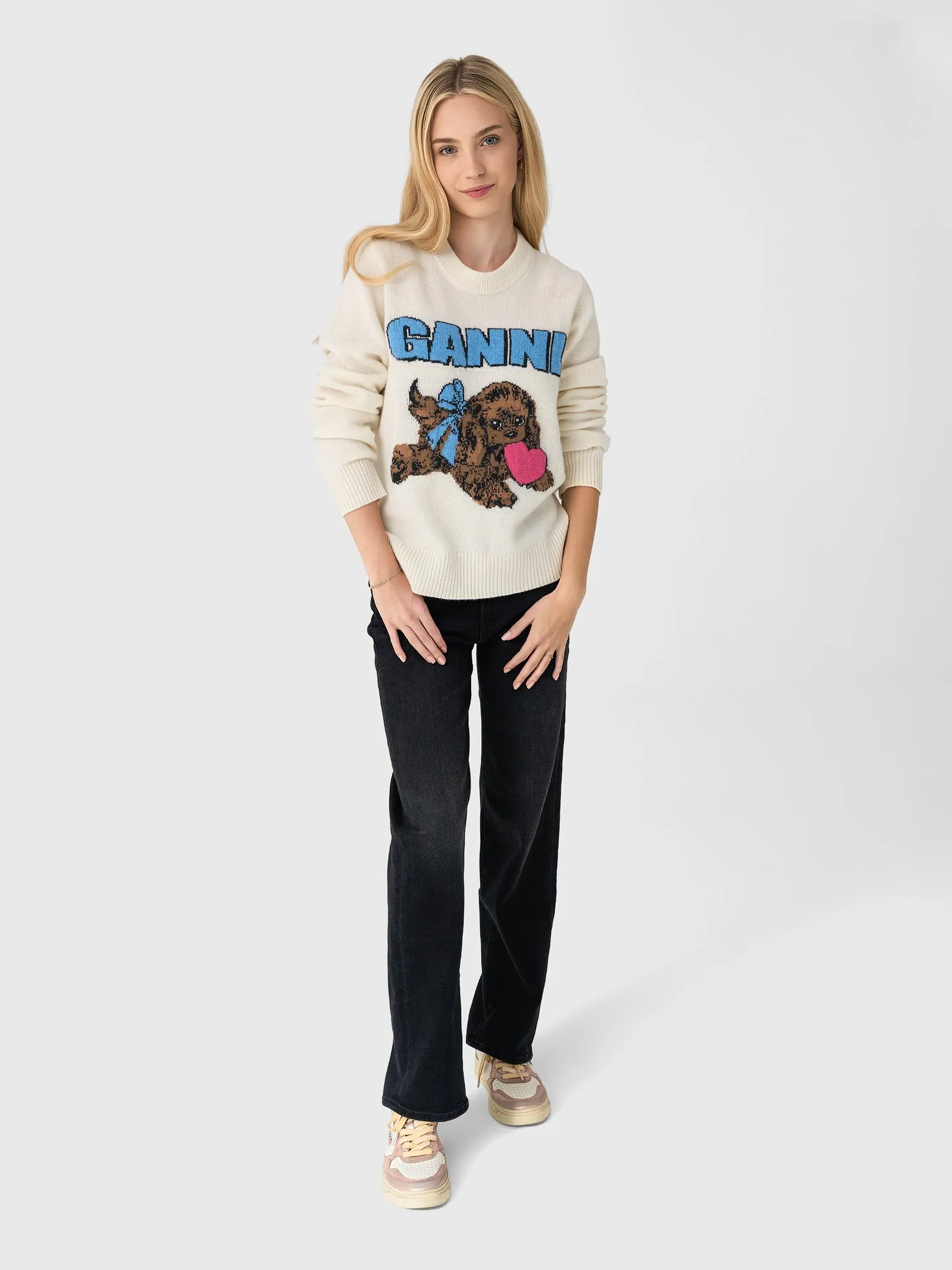 GANNI Women's Puppy Wool Sweater sold by Saint Bernard product image thumbnail 2