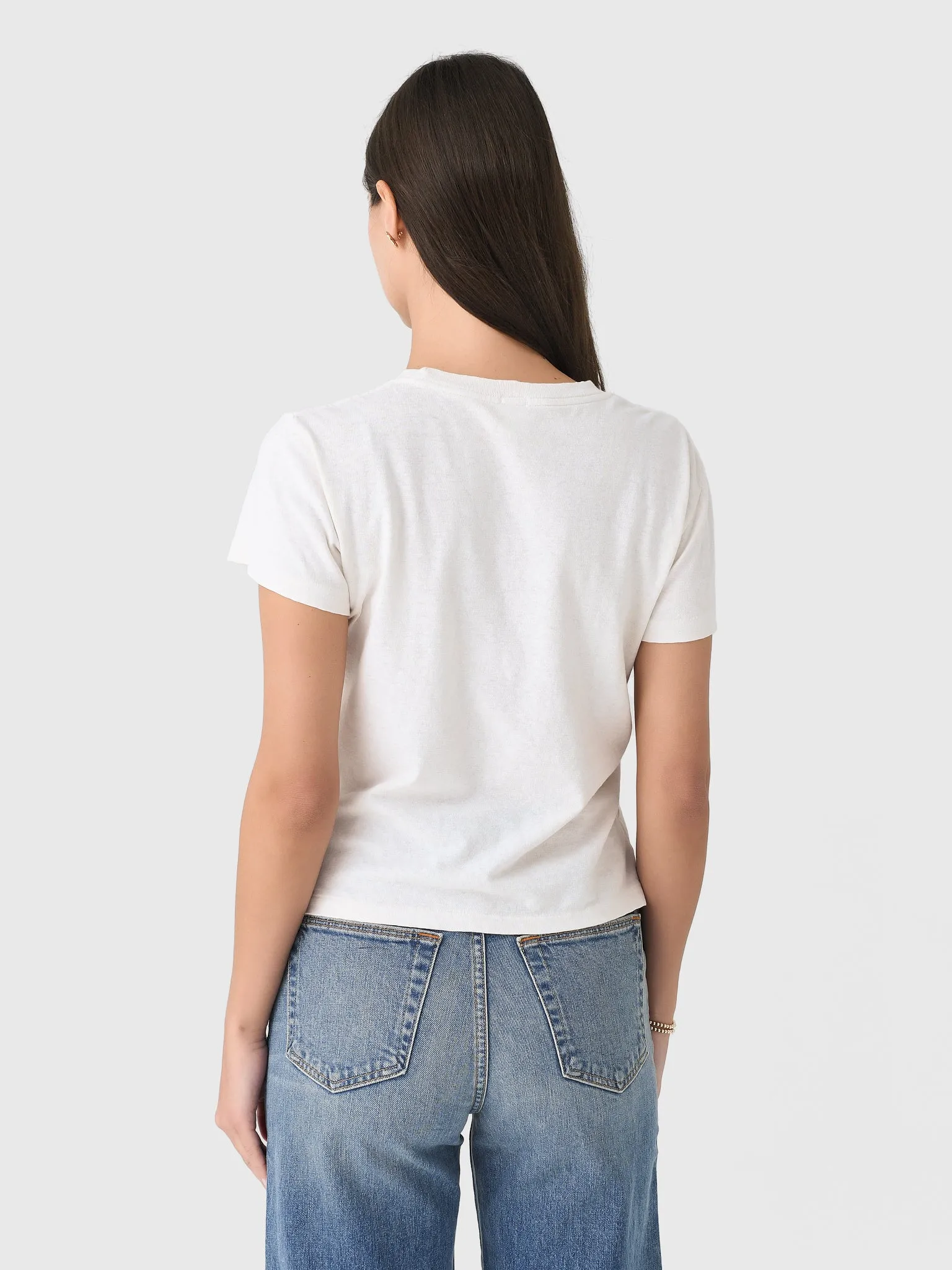 Re/Done Women's Snoopy Hard Work Classic Tee sold by Saint Bernard product image thumbnail 4