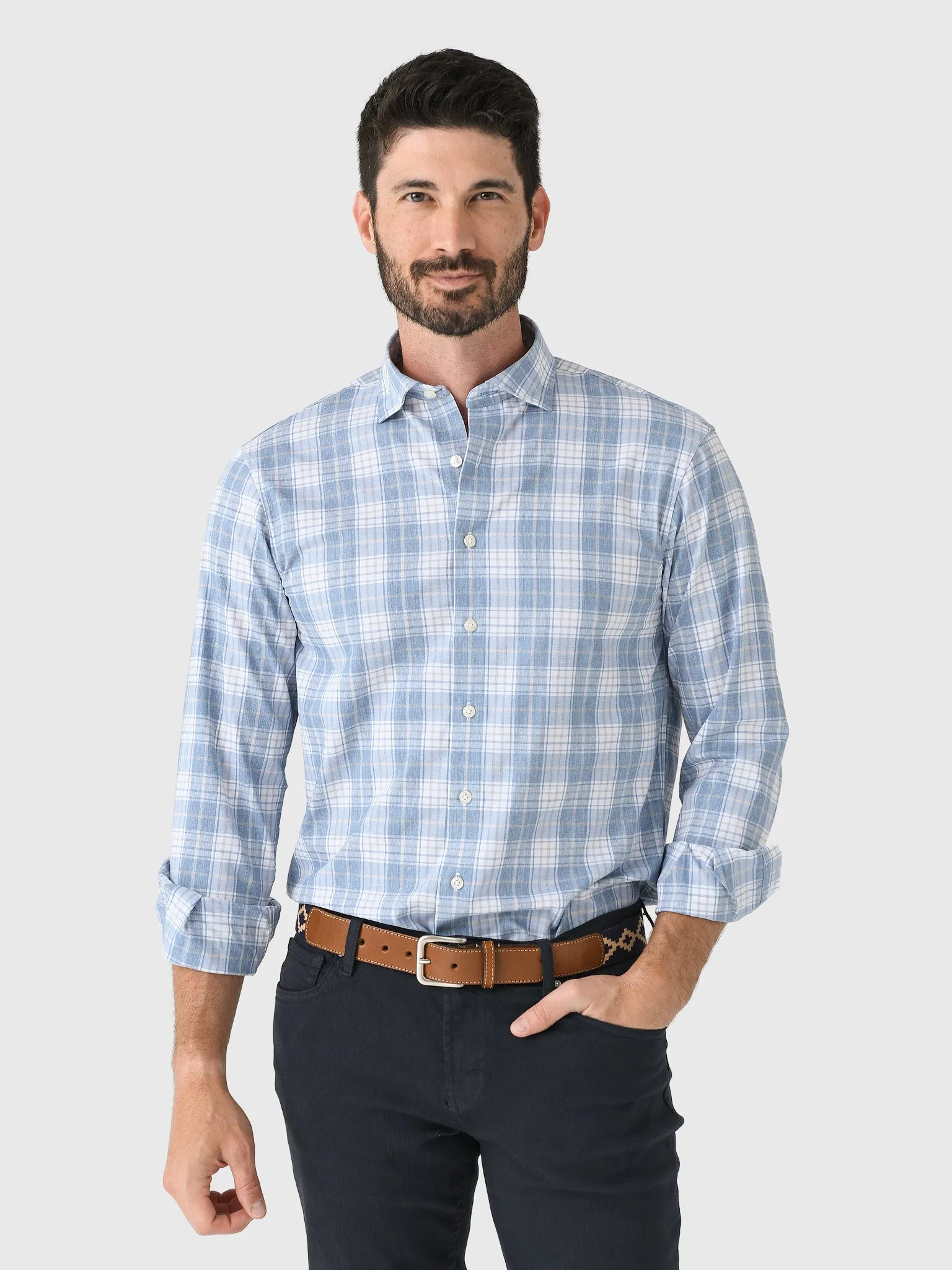 Johnnie-O Men's Hendley Performance Button-Down Shirt sold by Saint Bernard
