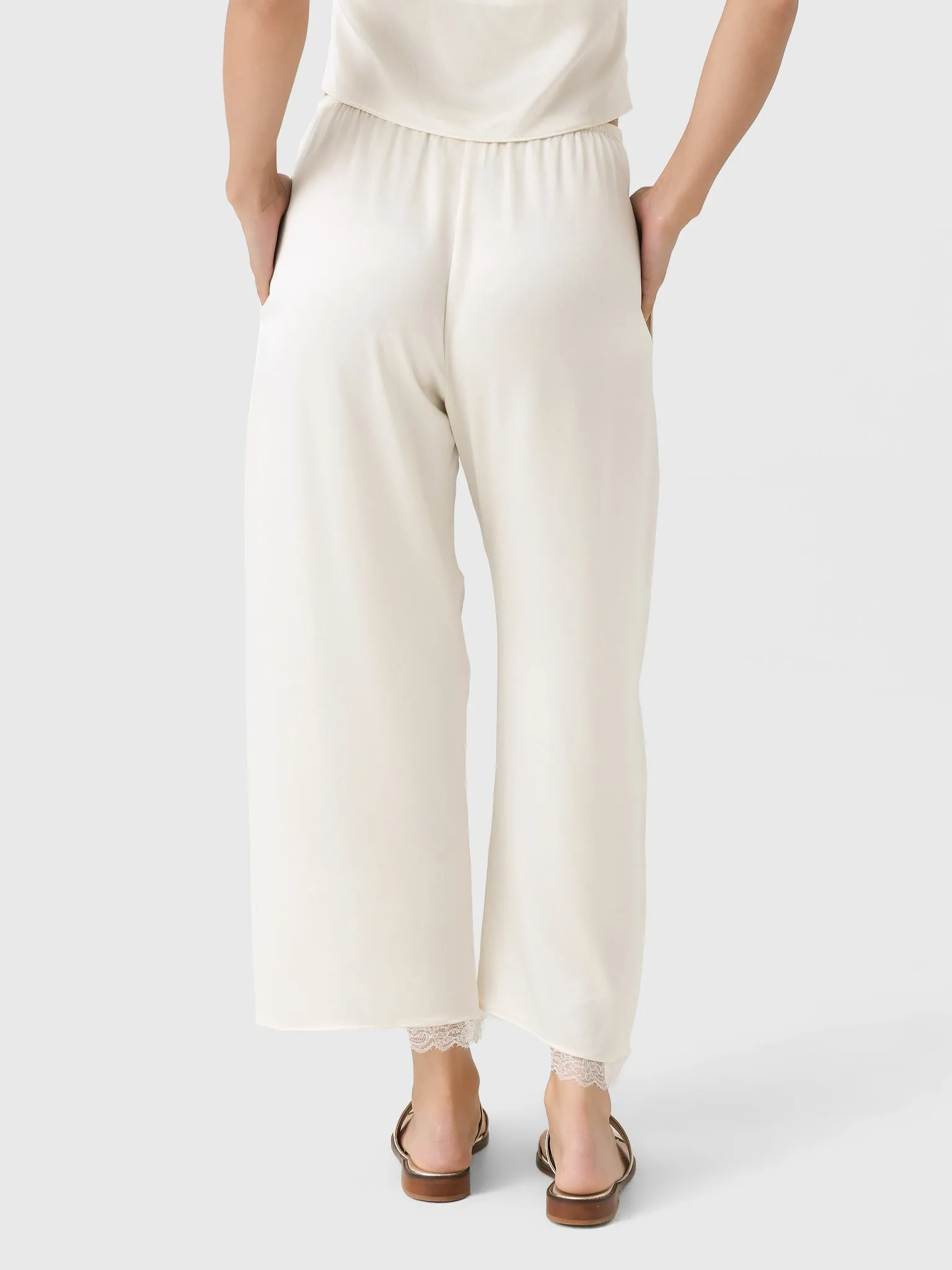 Leset Women's Barb Lace Crop Pant sold by Saint Bernard product image thumbnail 4