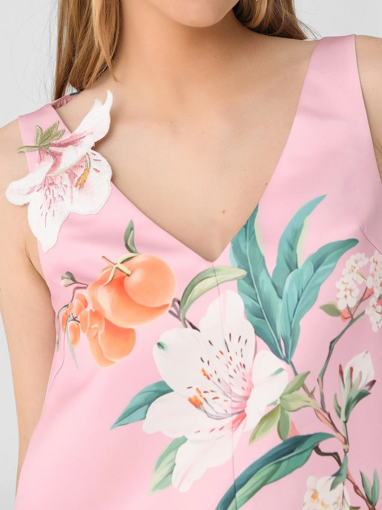 Leo Lin Women's Kaelyn V-Neck Mini Dress sold by Saint Bernard product image thumbnail 5