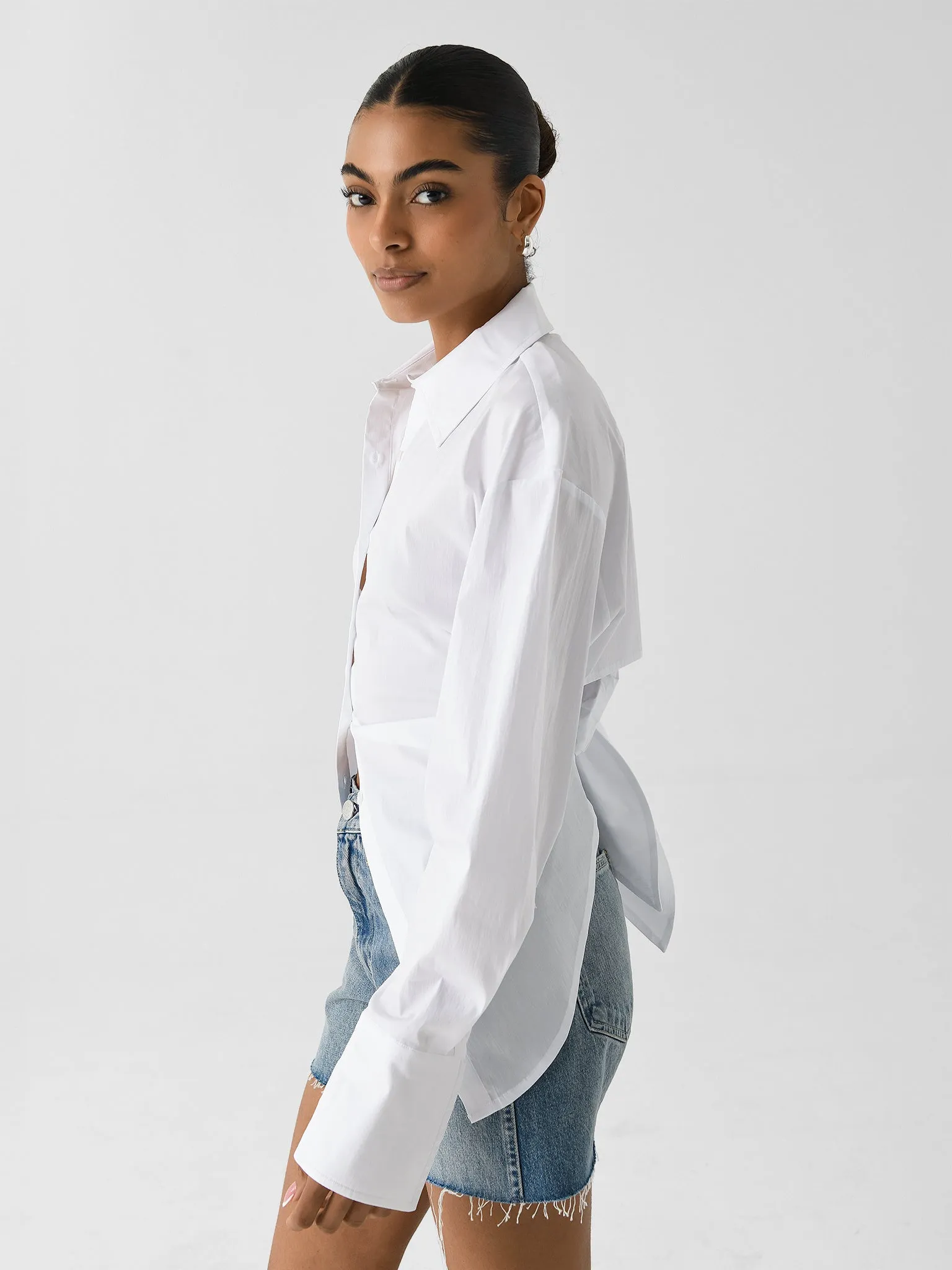 Simon Miller Women's Loch Poplin Button-Down Shirt sold by Saint Bernard product image thumbnail 3