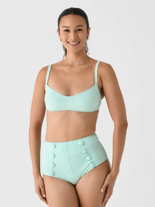 Lisa Marie Fernandez Women's Balconette High Waisted Bikini Set made by Saint Bernard