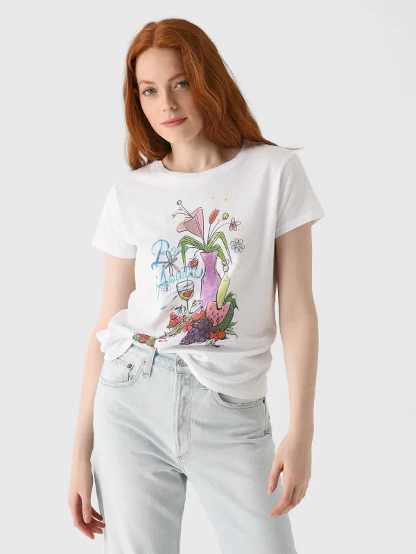 Mother Women's The Boxy Goodie Goodie Tee sold by Saint Bernard