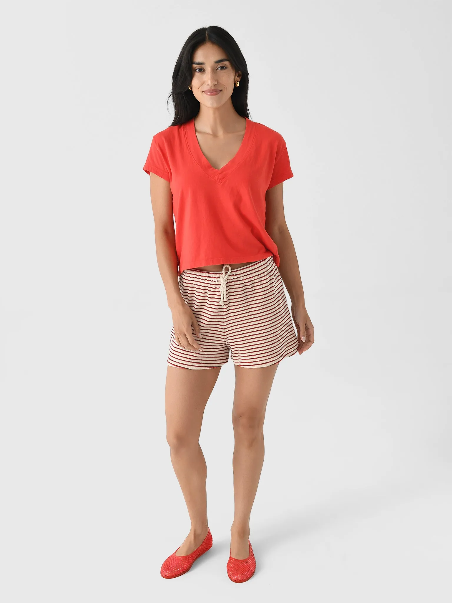 Perfect White Tee Women's Jace Sweatshort sold by Saint Bernard product image thumbnail 2