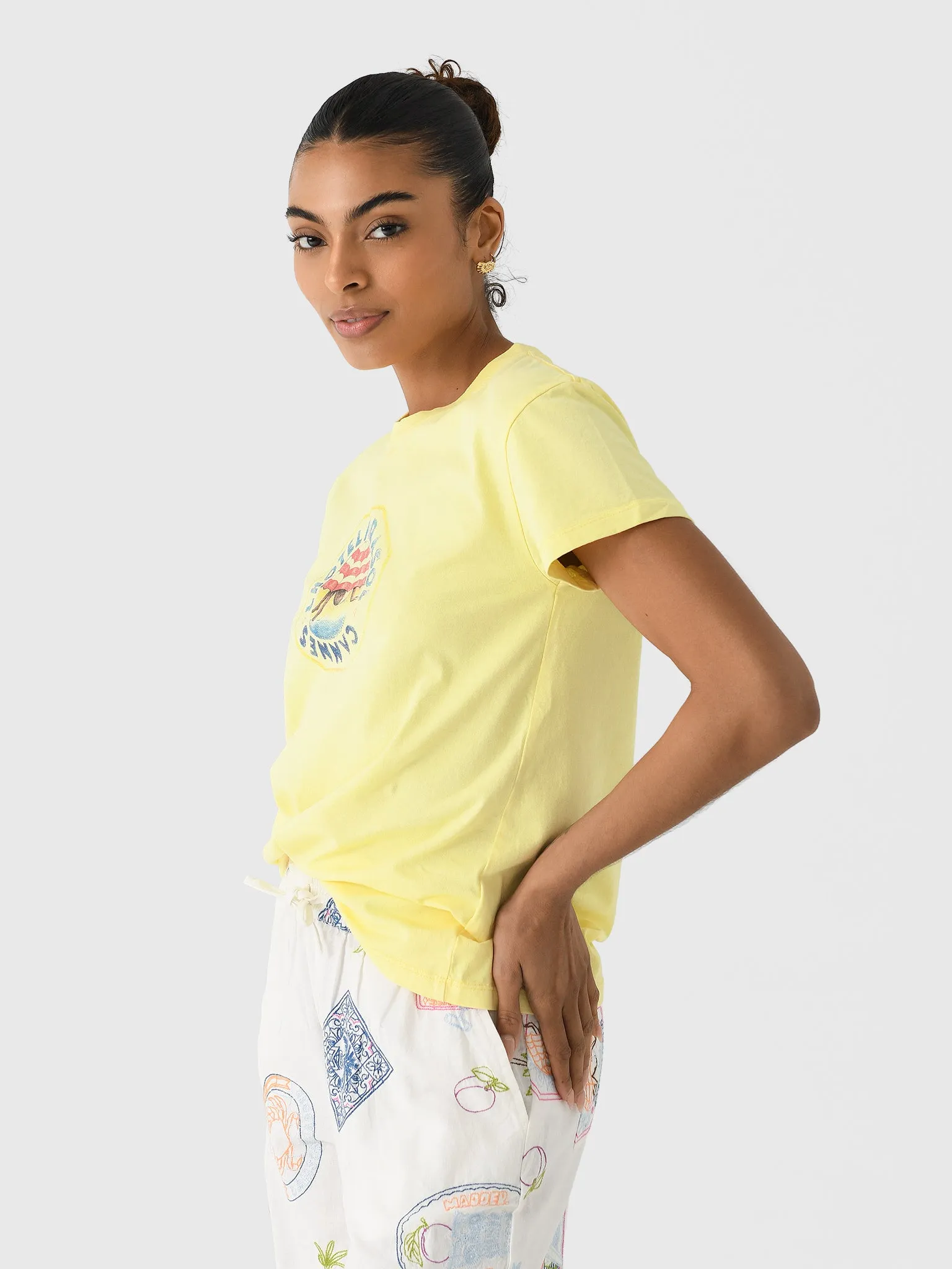 Damson Madder Women's Parasol Garment Dyed Shrunken Tee sold by Saint Bernard product image thumbnail 3