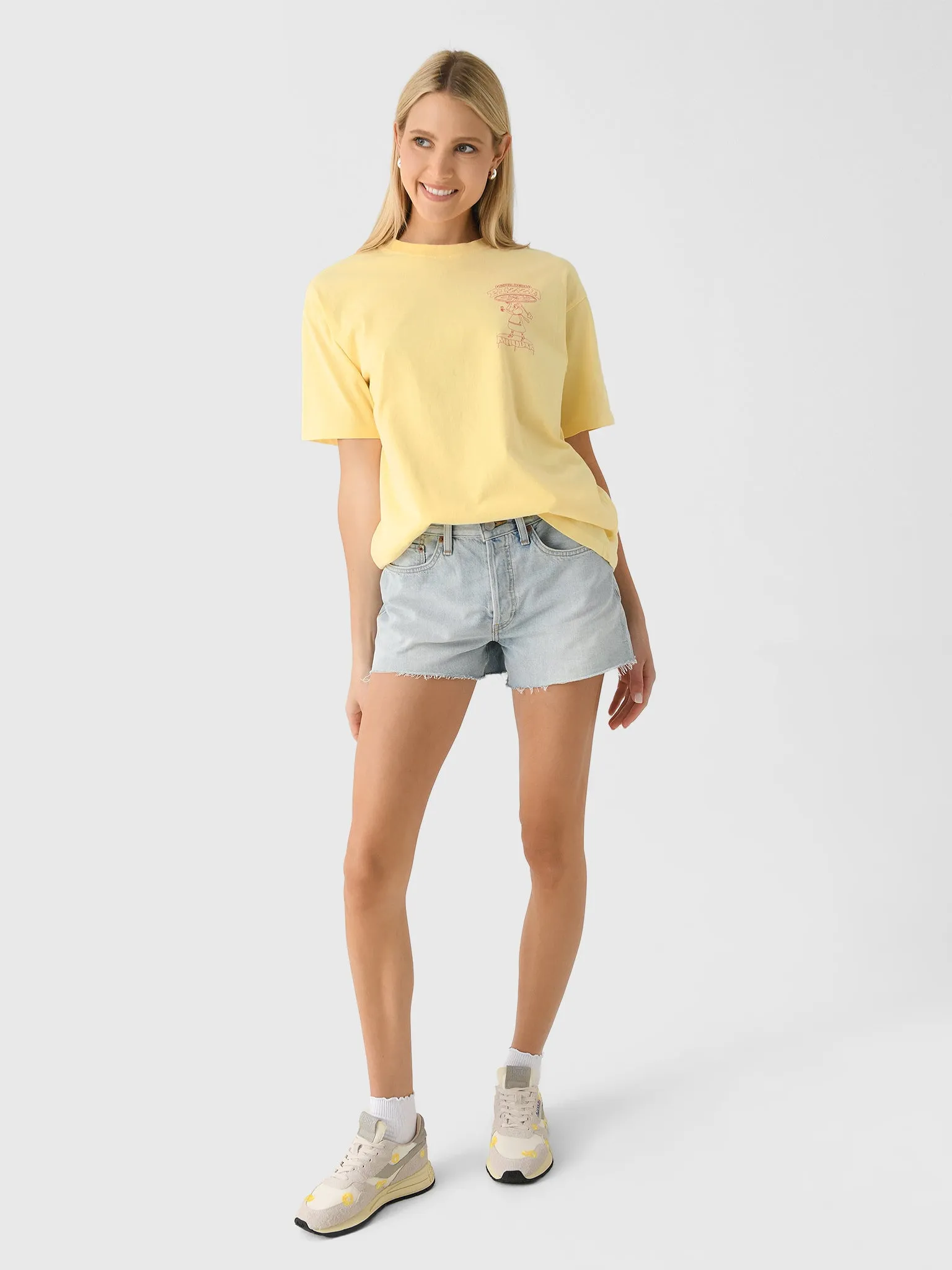 Damson Madder Women's Pizza Party Boyfriend Tee sold by Saint Bernard product image thumbnail 2