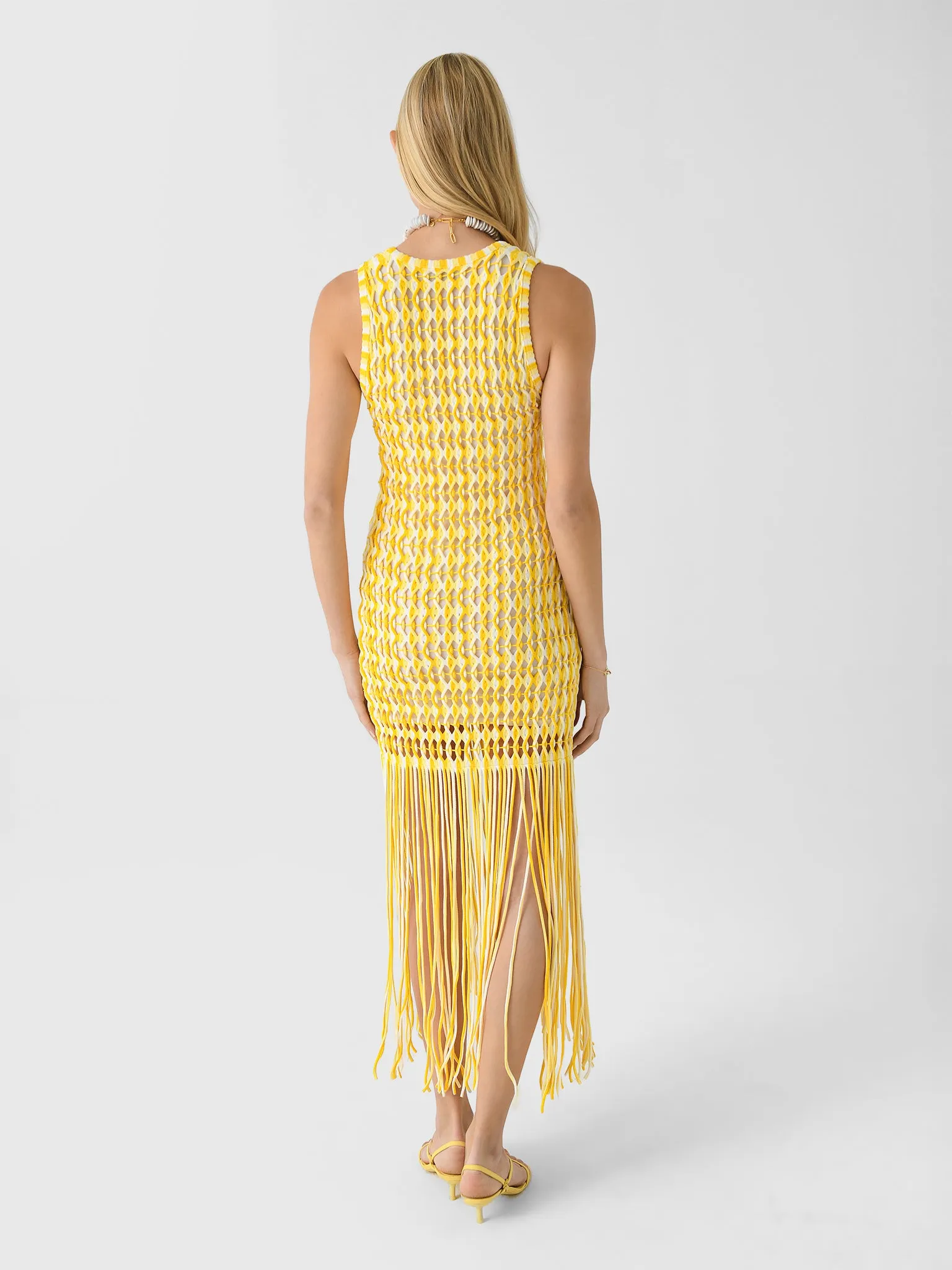 Simkhai Women's Sonia Fringe Knit Dress sold by Saint Bernard product image thumbnail 4