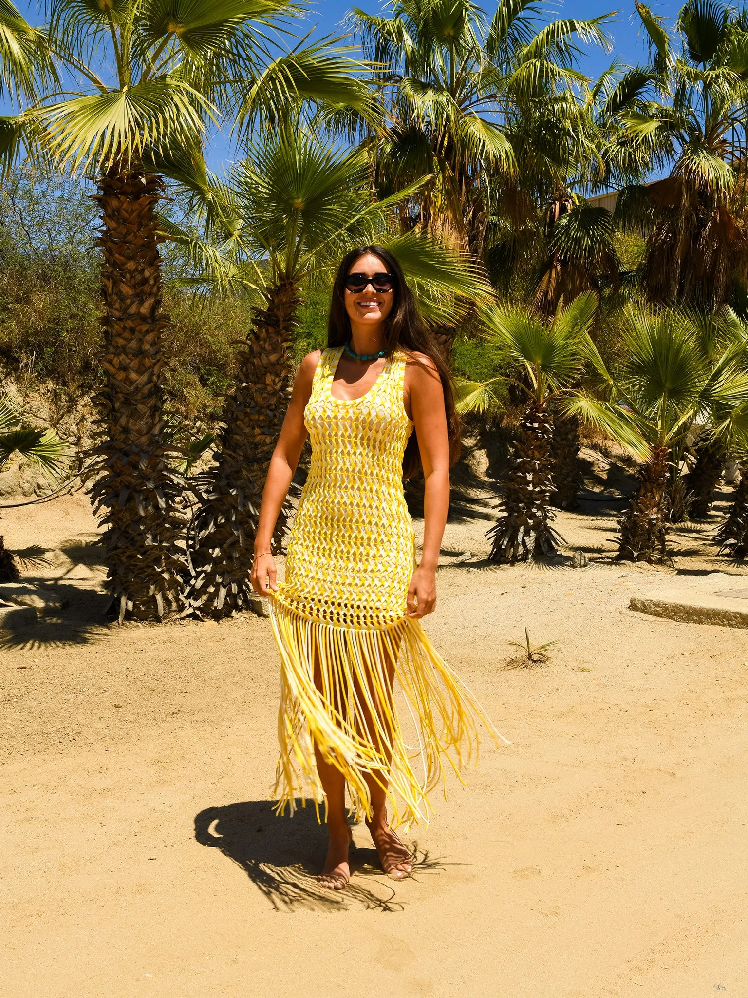 Simkhai Women's Sonia Fringe Knit Dress sold by Saint Bernard product image thumbnail 2