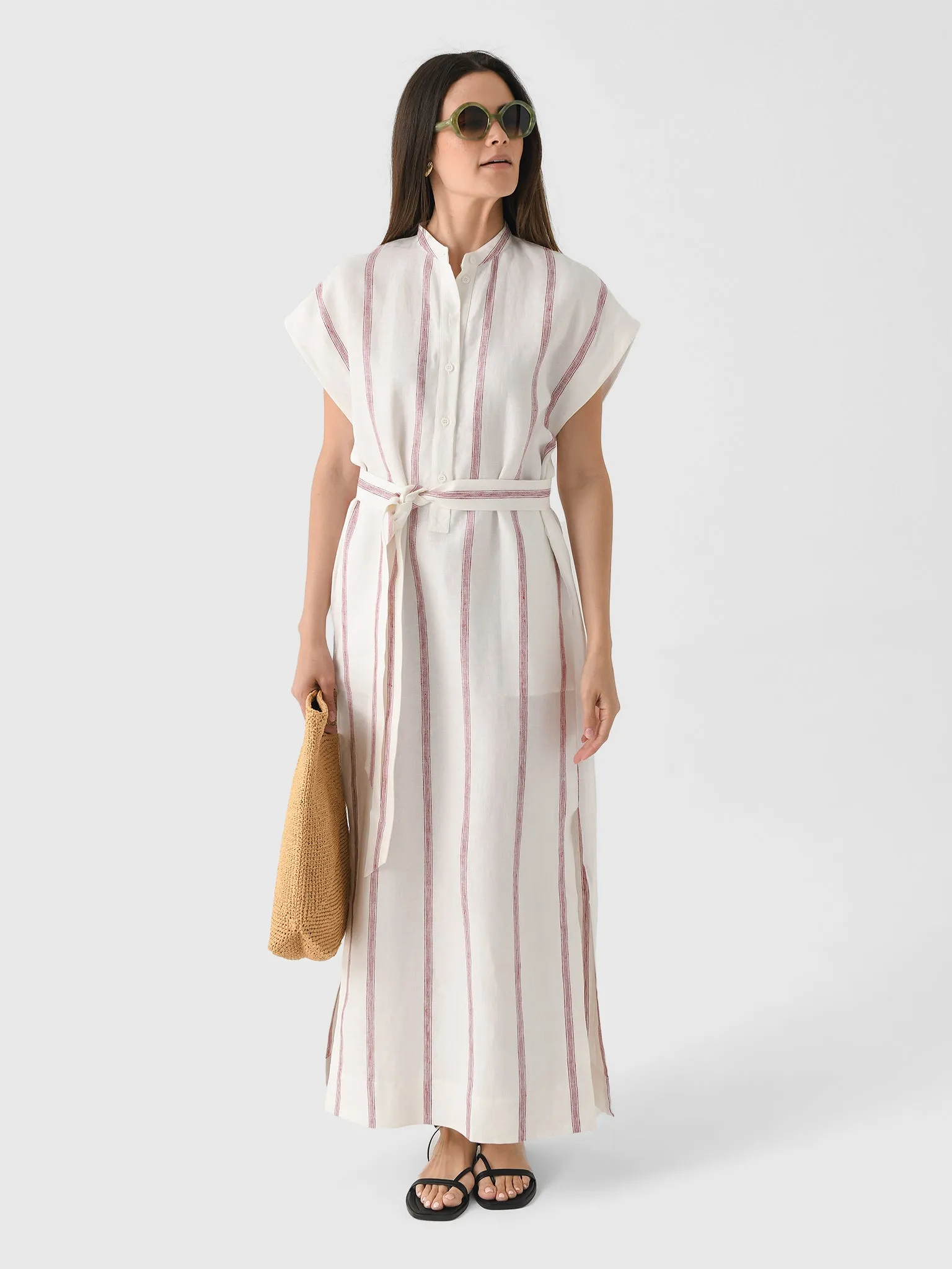 Bondi Born Women's Kiama Belted Shirtdress sold by Saint Bernard