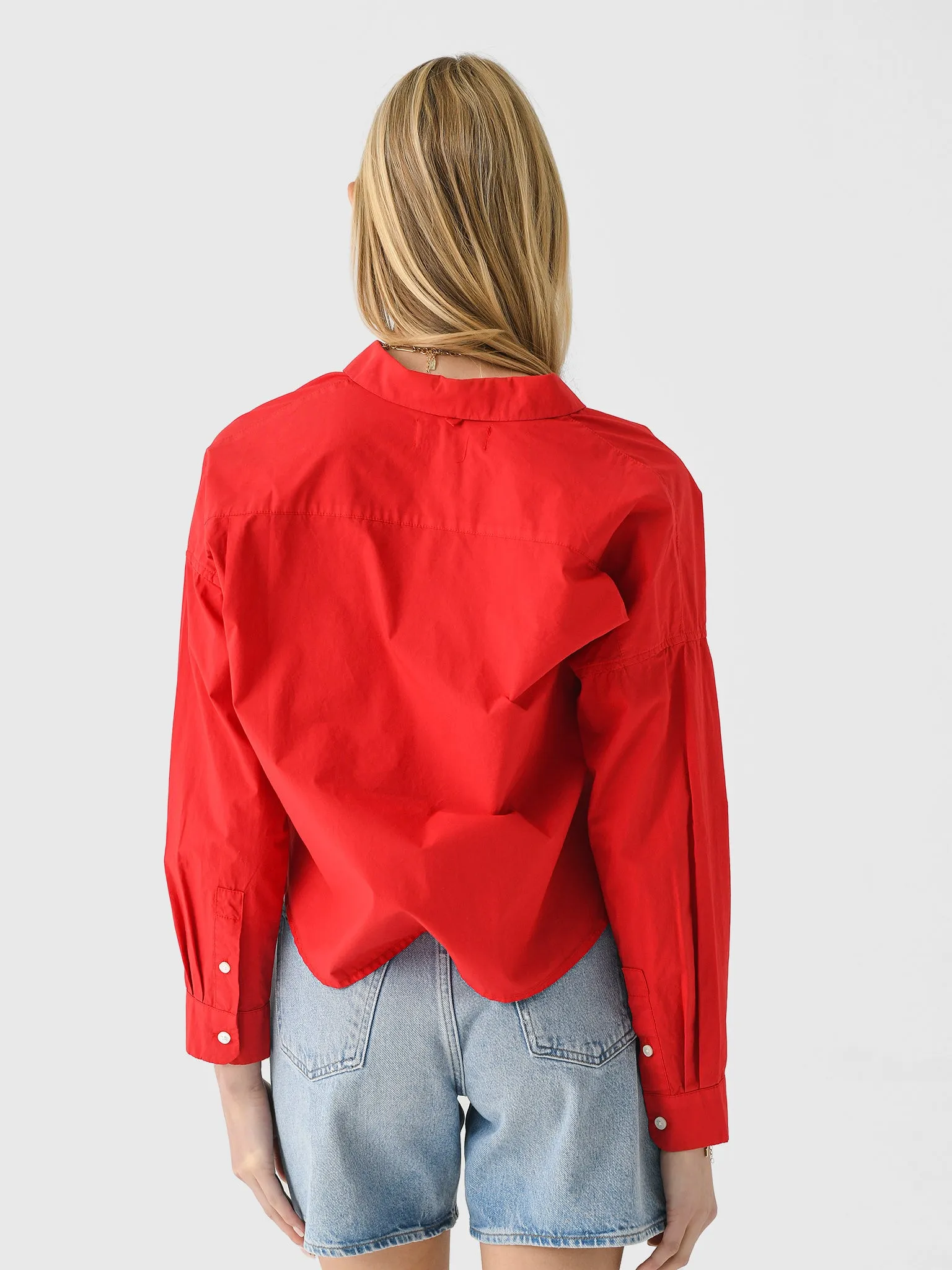 Alex Mill Women's Cropped Jo Shirt sold by Saint Bernard product image thumbnail 4