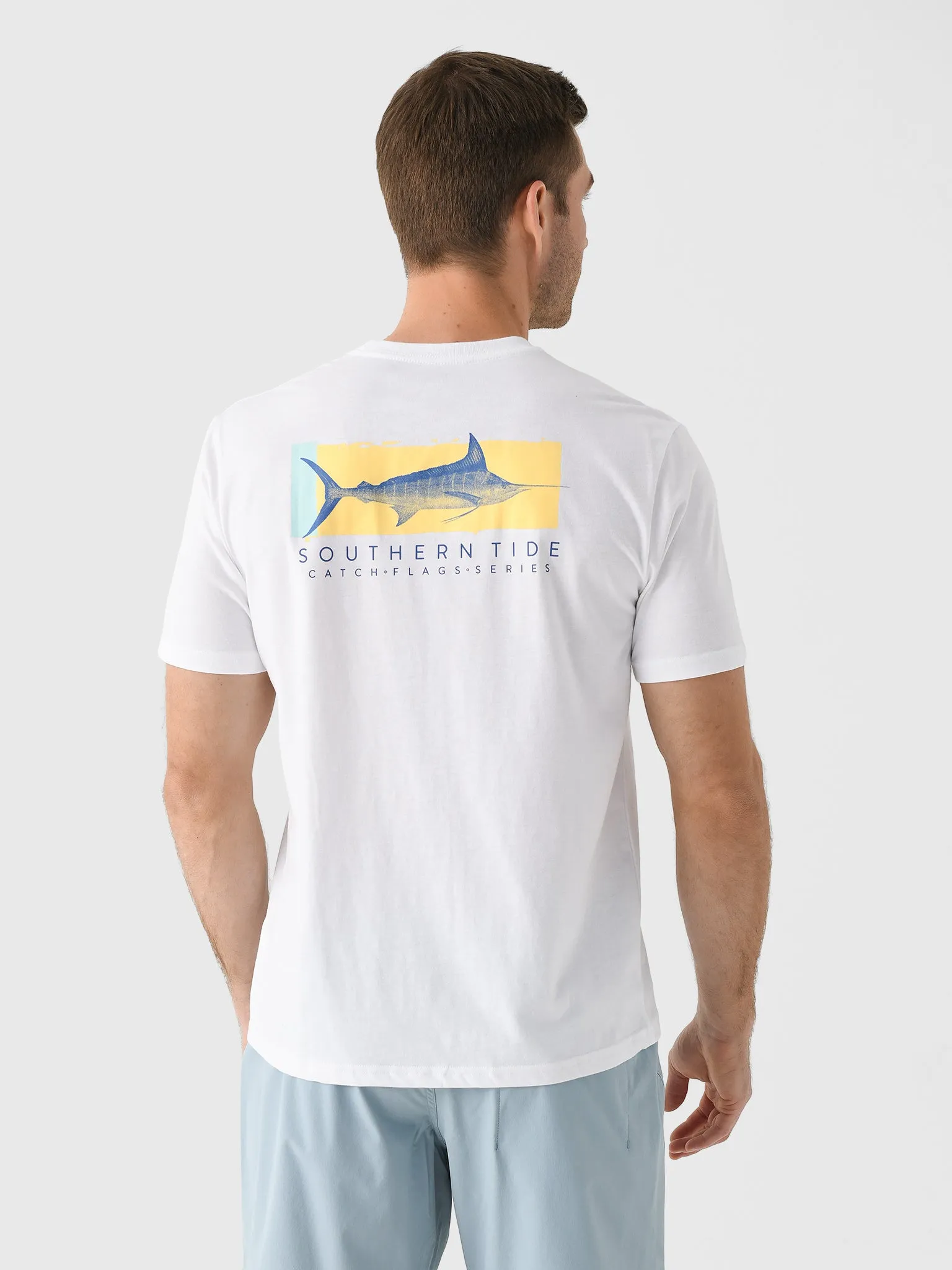 Southern Tide Men's Sailfish Catch Flags Short Sleeve T-Shirt sold by Saint Bernard product image thumbnail 4