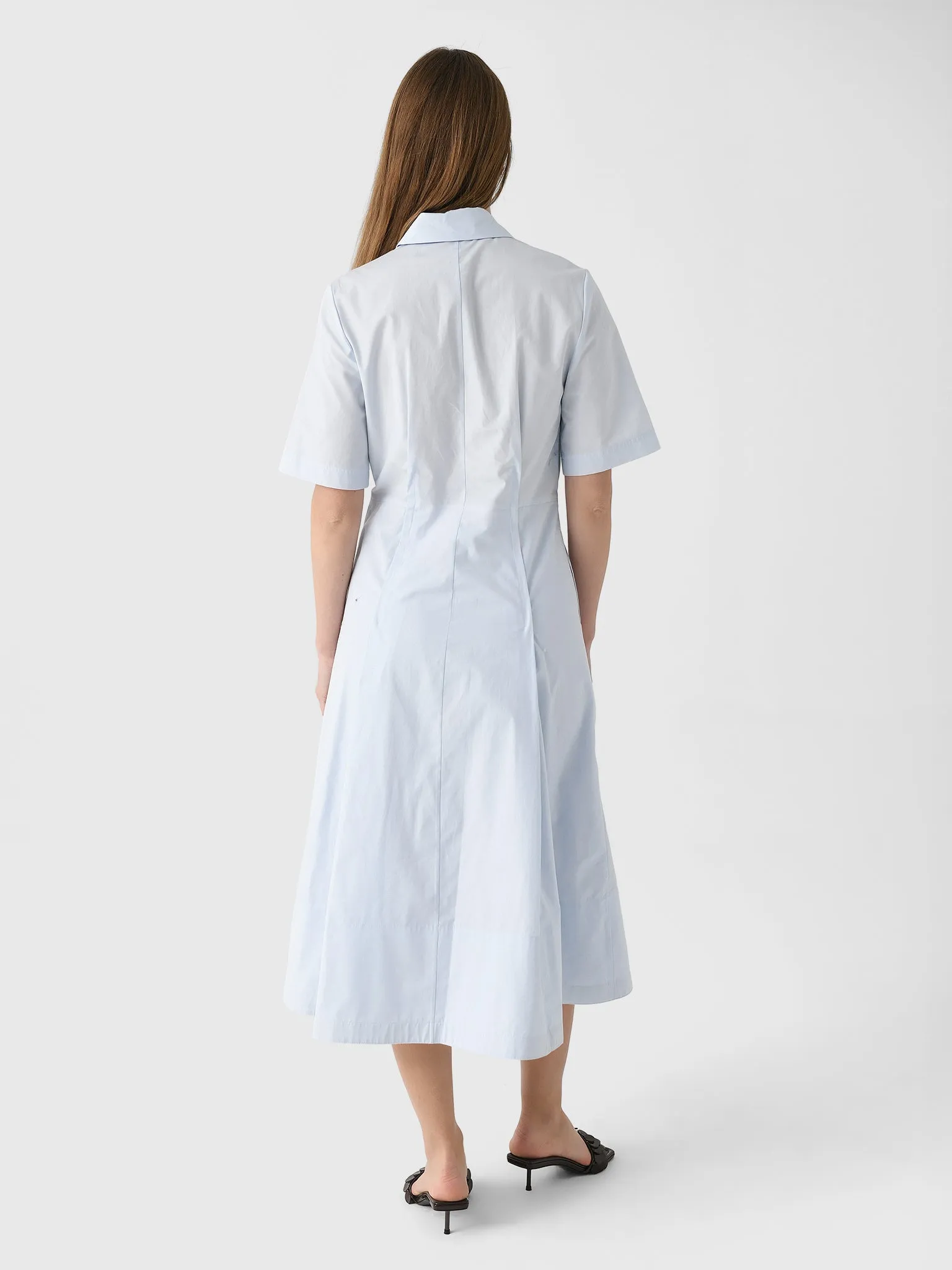 Vince Women's Canvas Tape Cotton Shirt Dress sold by Saint Bernard product image thumbnail 3