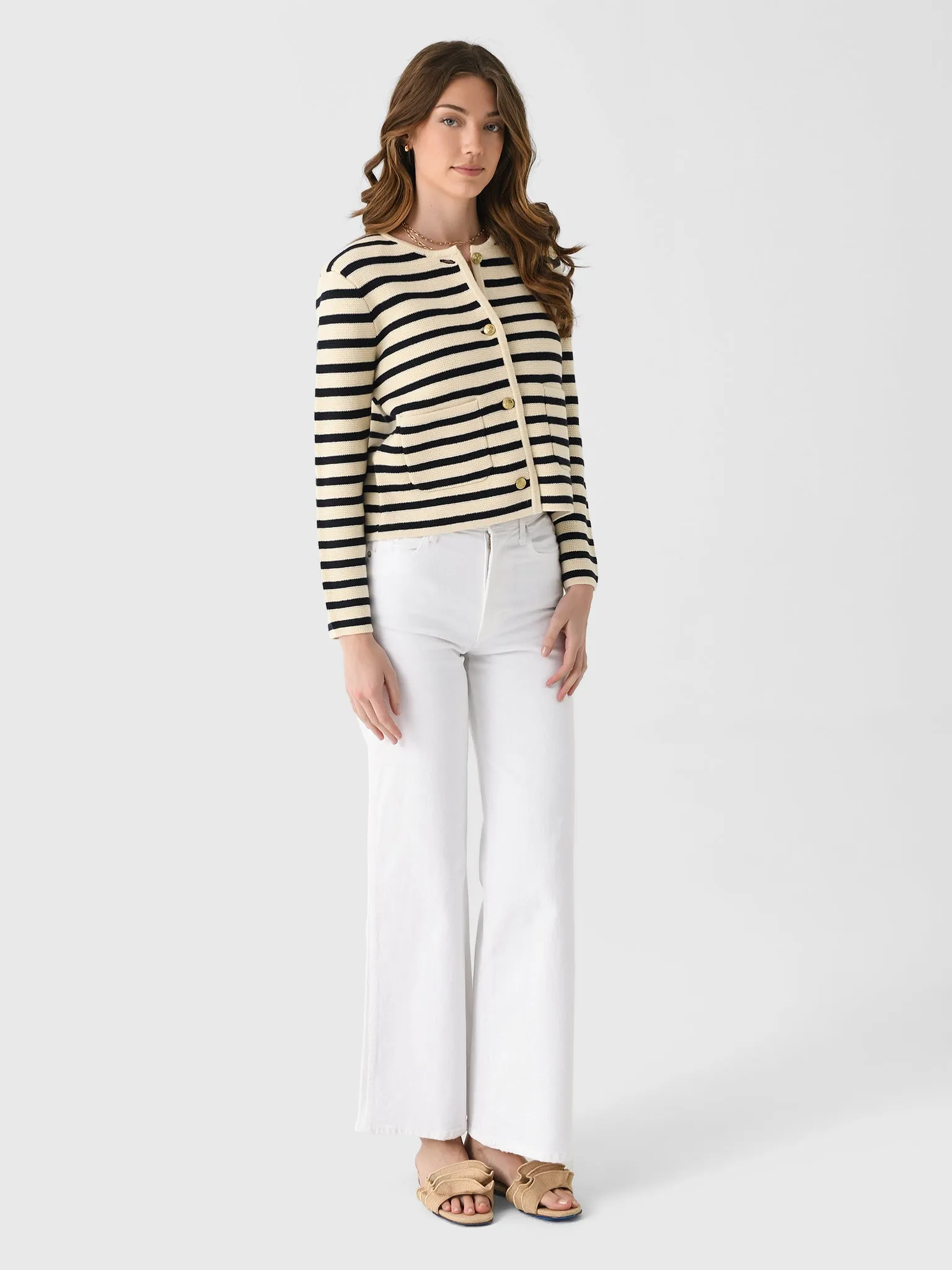 Alex Mill Women's Paris Sweater Jacket sold by Saint Bernard product image thumbnail 2