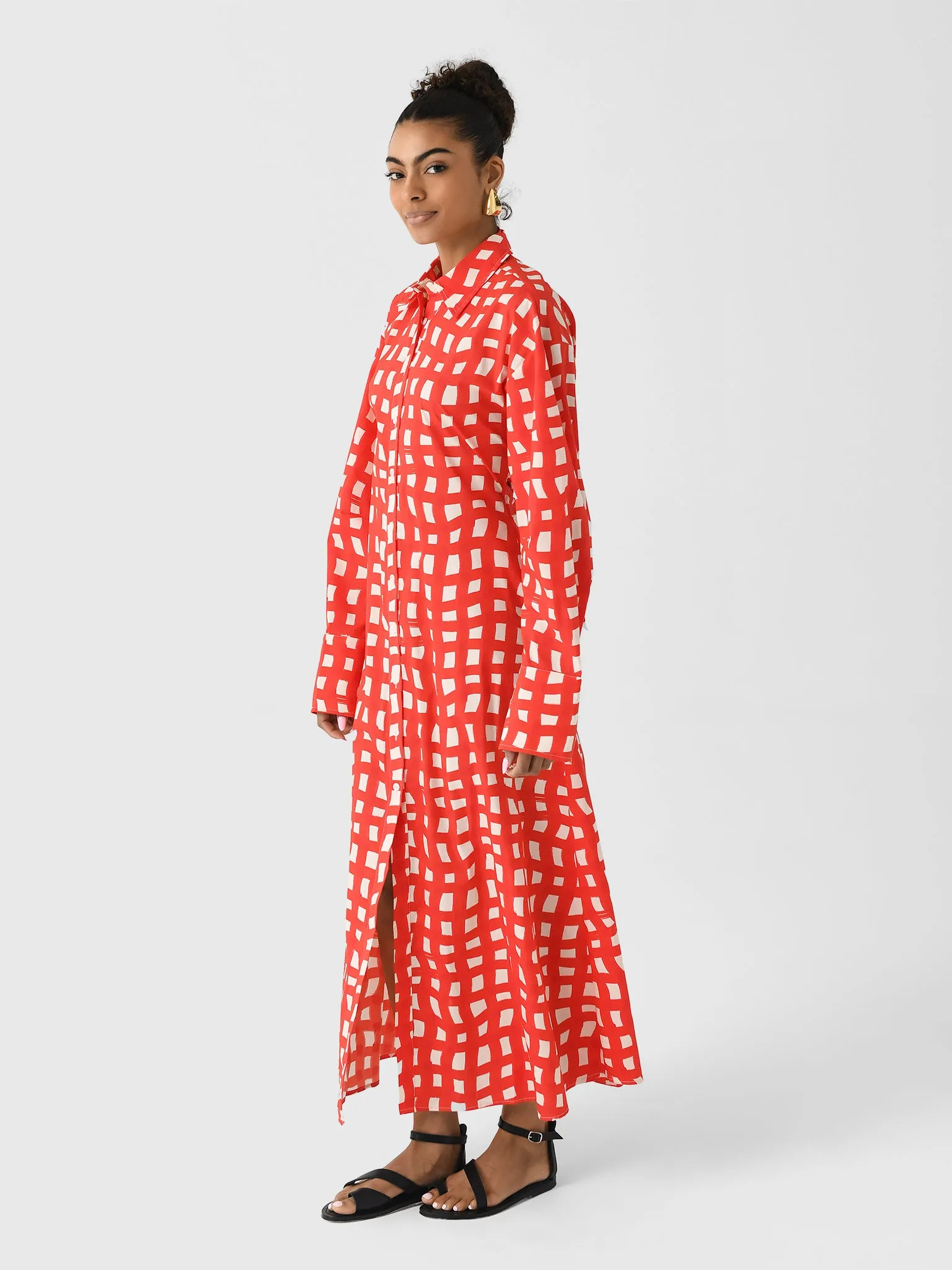 Simon Miller Women's Loch Poplin Maxi Dress sold by Saint Bernard product image thumbnail 3