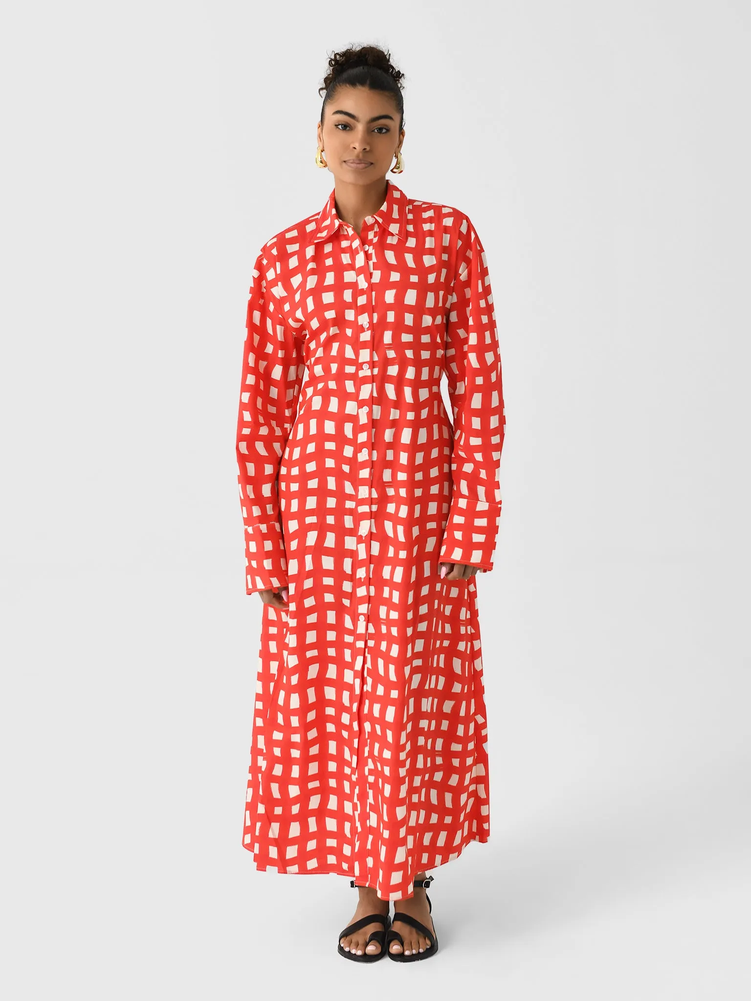 Simon Miller Women's Loch Poplin Maxi Dress sold by Saint Bernard