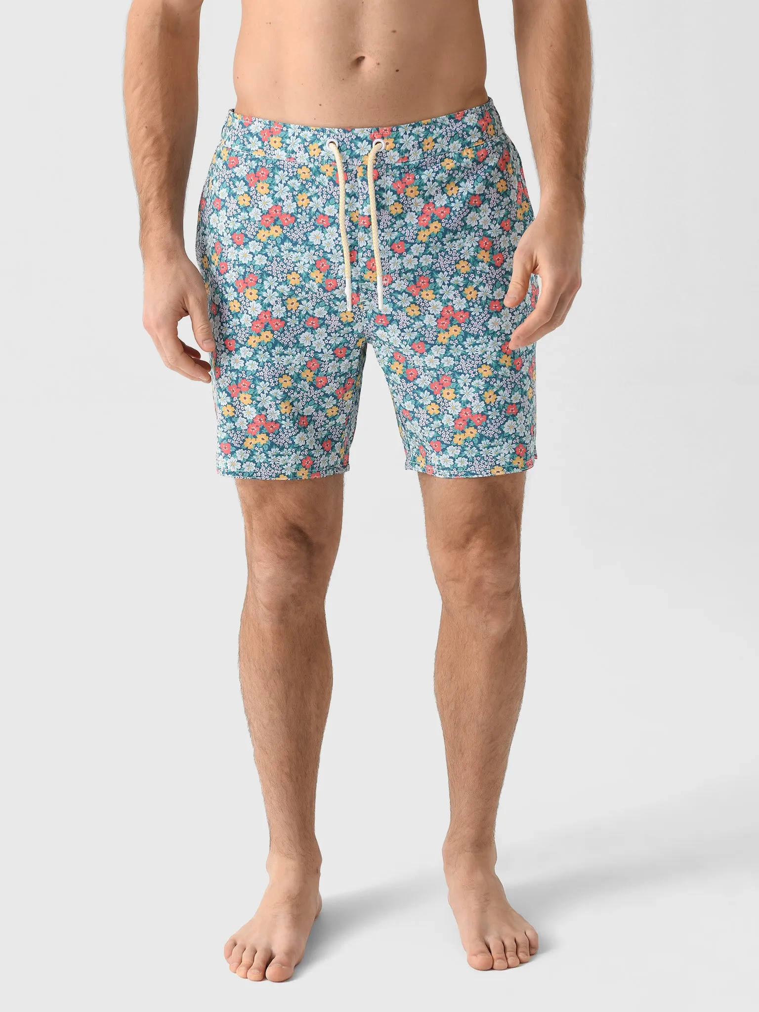 Johnnie-O Men's Secret Garden Swim Trunk sold by Saint Bernard
