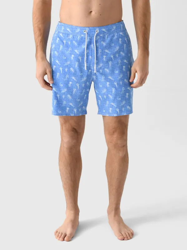Johnnie-O Men's Open Ocean Swim Trunk sold by Saint Bernard