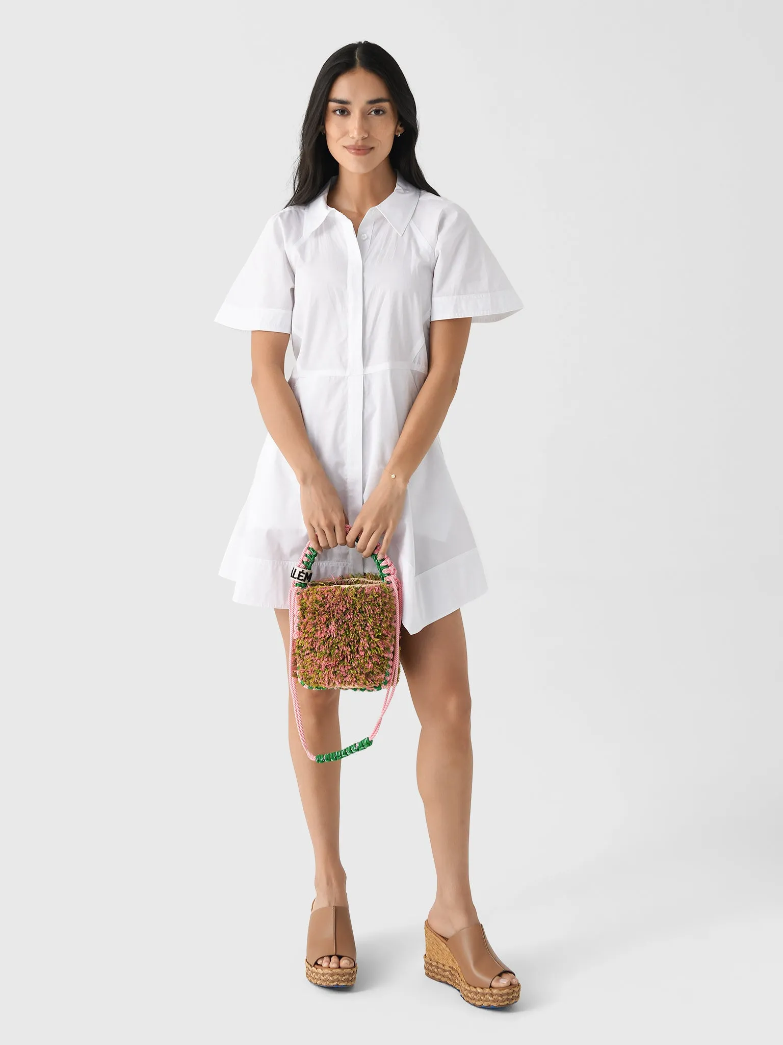 ALC Women's Julie Cotton Mini Shirtdress sold by Saint Bernard product image thumbnail 2
