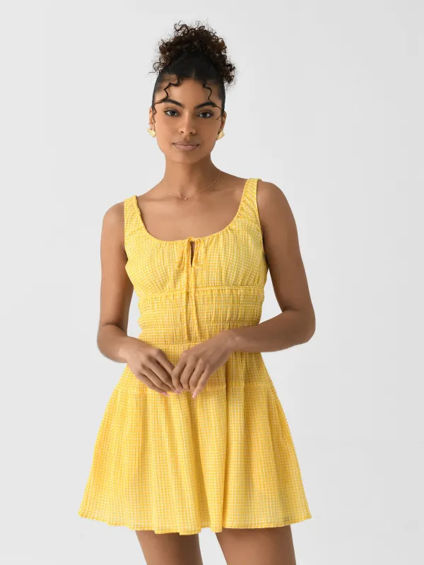 Ciao Lucia Women's Gianluca Gingham Dress sold by Saint Bernard