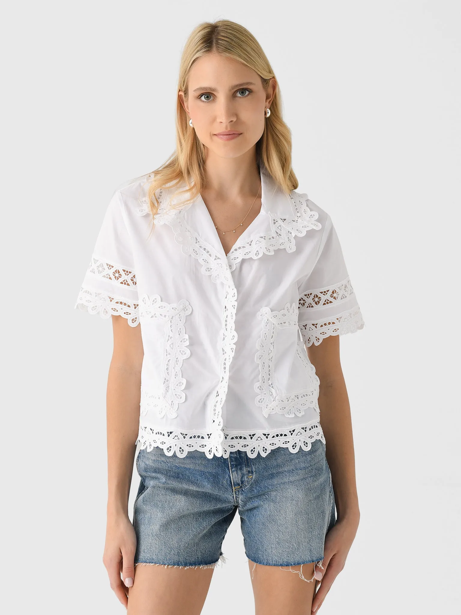 Berenice Women's Crystal Shirt sold by Saint Bernard