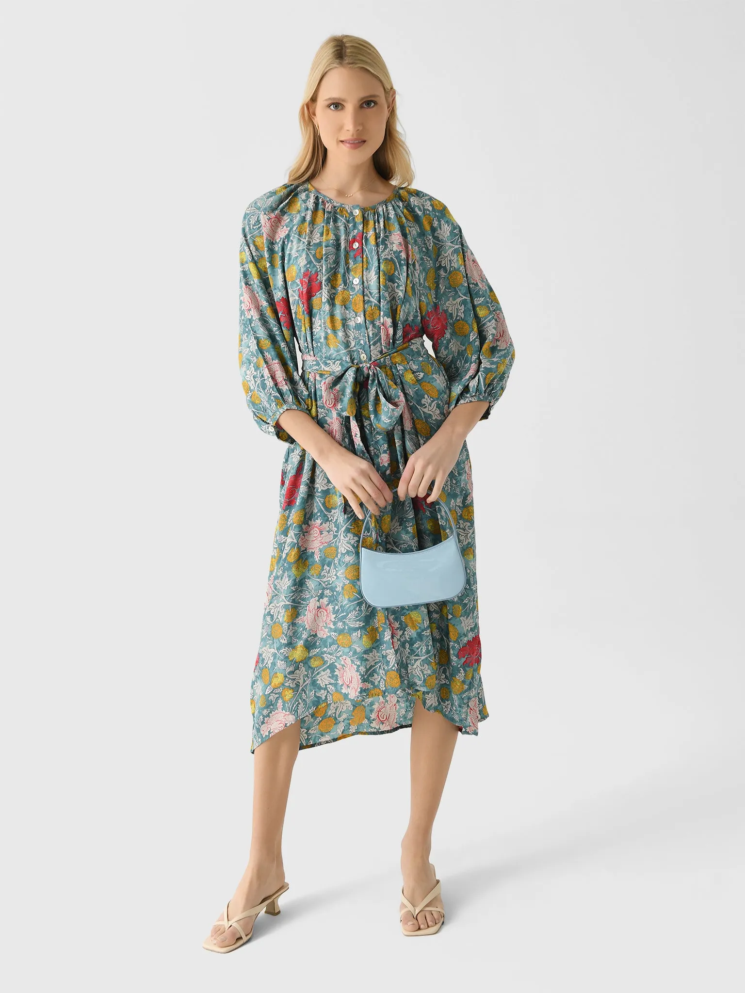 Natalie Martin Women's Alex Sash Midi Dress sold by Saint Bernard