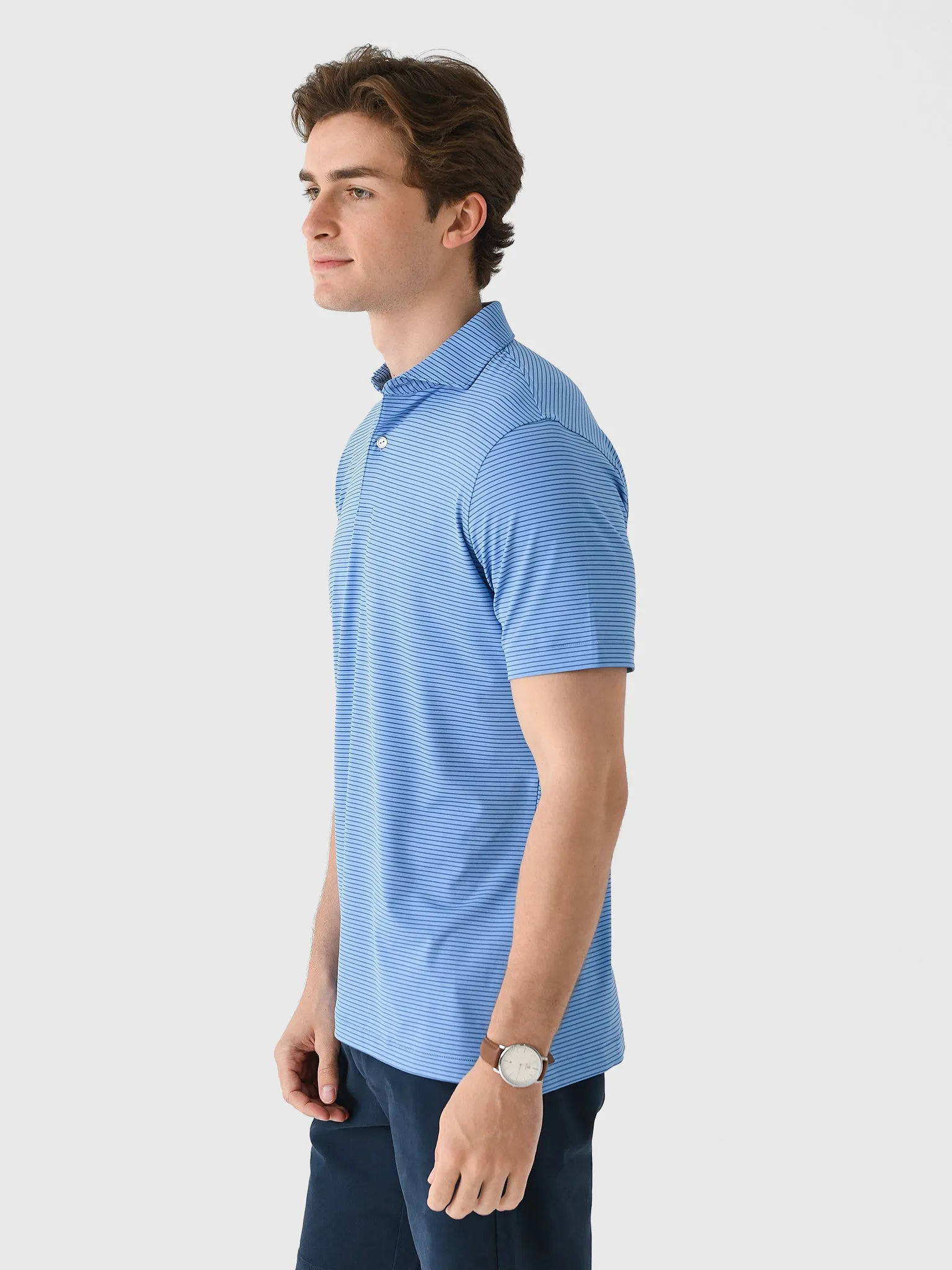Peter Millar Crown Crafted Men's Ballad Performance Jersey Polo sold by Saint Bernard product image thumbnail 3