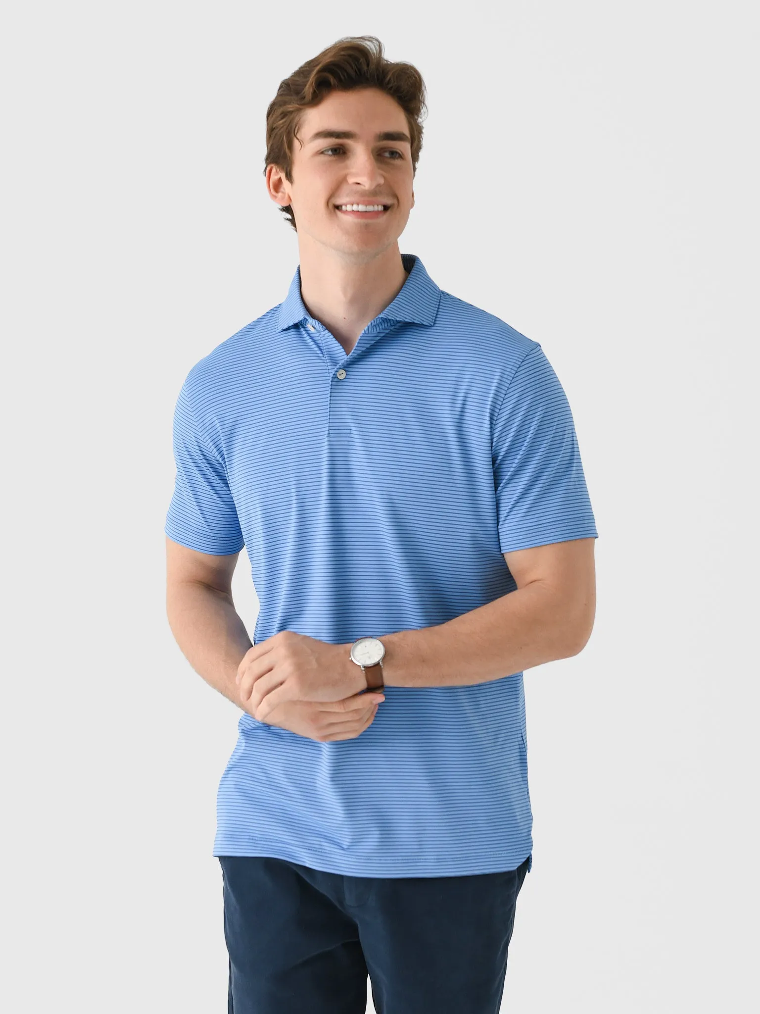 Peter Millar Crown Crafted Men's Ballad Performance Jersey Polo sold by Saint Bernard