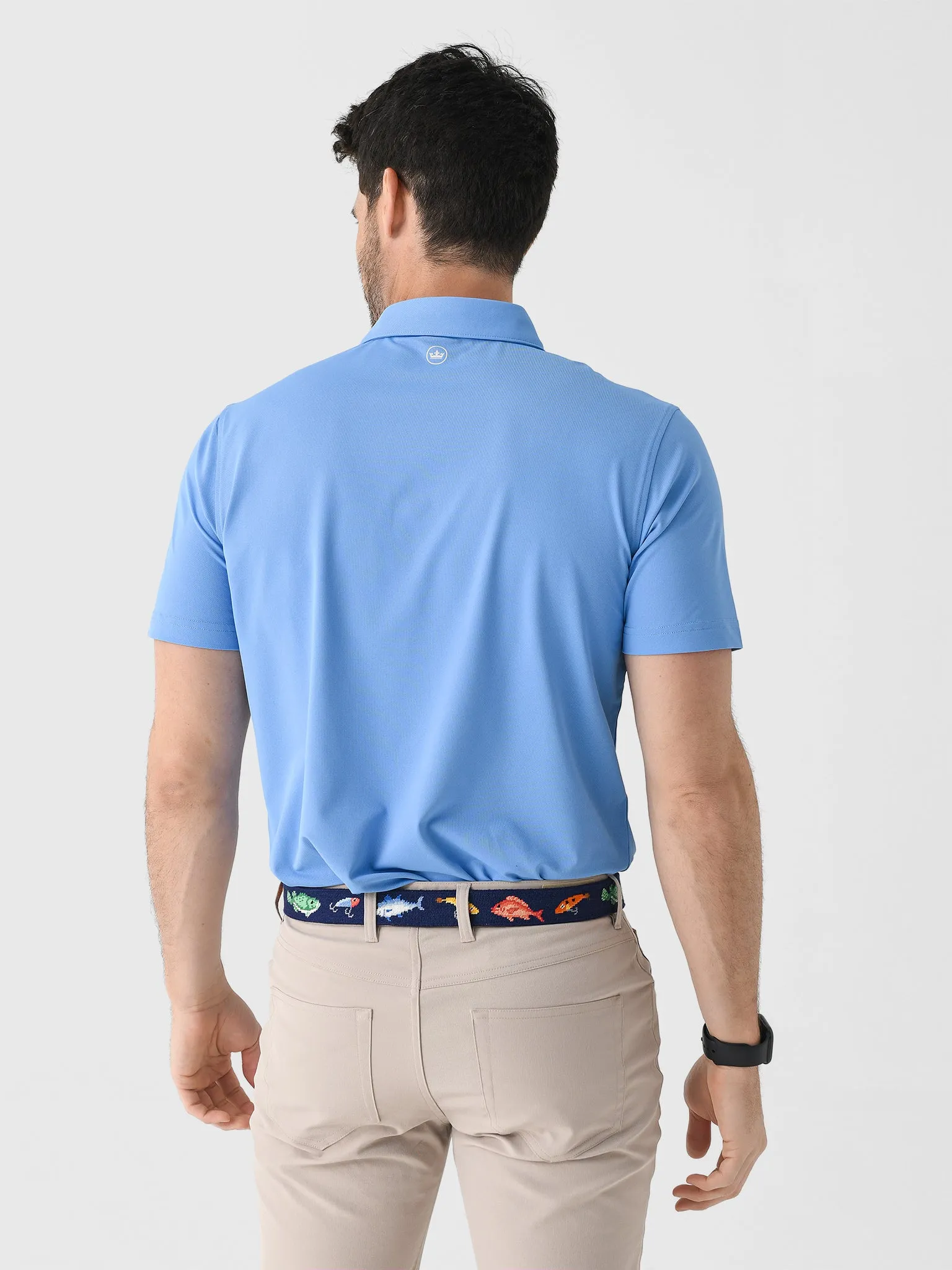 Peter Millar Crown Crafted Men's Soul Performance Mesh Polo sold by Saint Bernard product image thumbnail 3