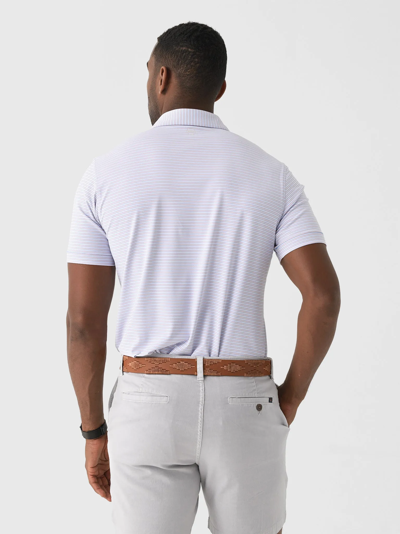 Peter Millar Crown Crafted Men's Chord Performance Jersey Polo sold by Saint Bernard product image thumbnail 4