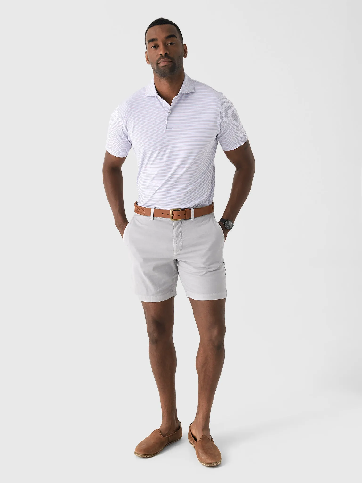 Peter Millar Crown Crafted Men's Chord Performance Jersey Polo sold by Saint Bernard product image thumbnail 2