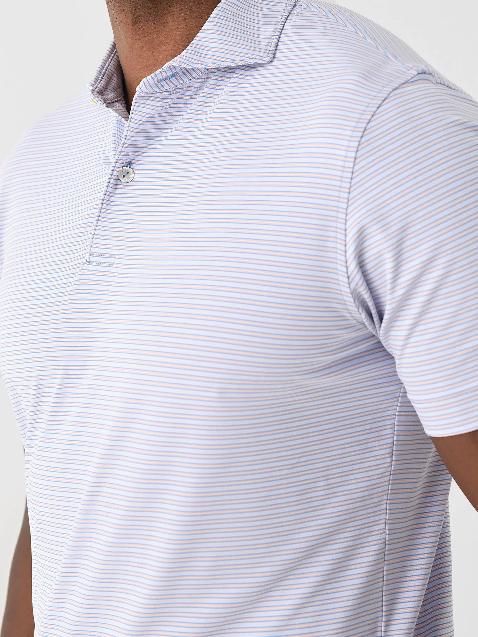 Peter Millar Crown Crafted Men's Chord Performance Jersey Polo sold by Saint Bernard product image thumbnail 5