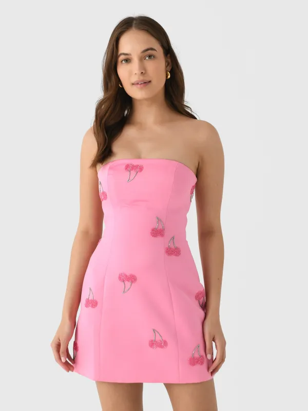 Leo Lin Women's Roselle Embellished Bustier Mini Dress made by LEO LIN