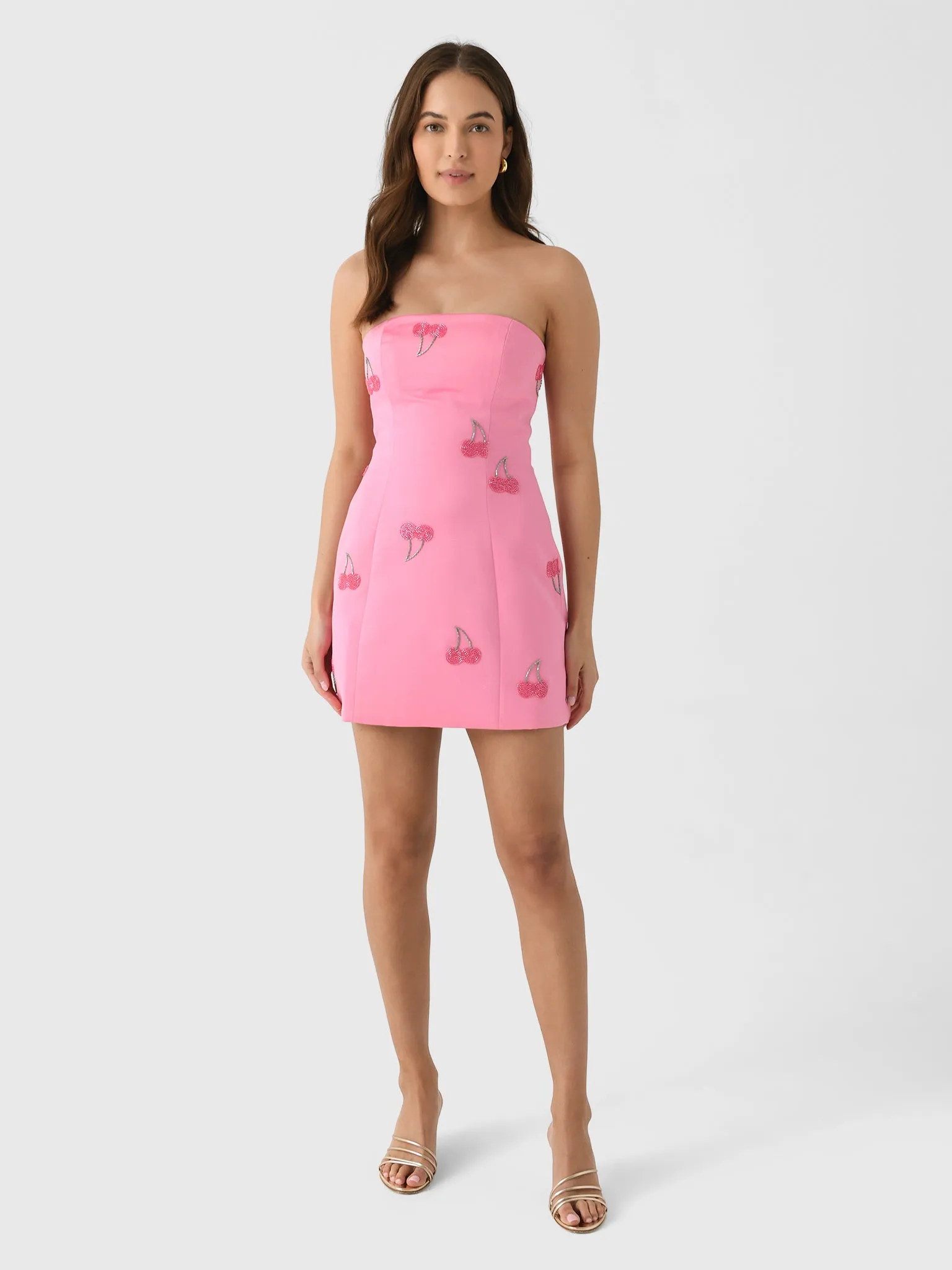 Leo Lin Women's Roselle Embellished Bustier Mini Dress sold by Saint Bernard product image thumbnail 2