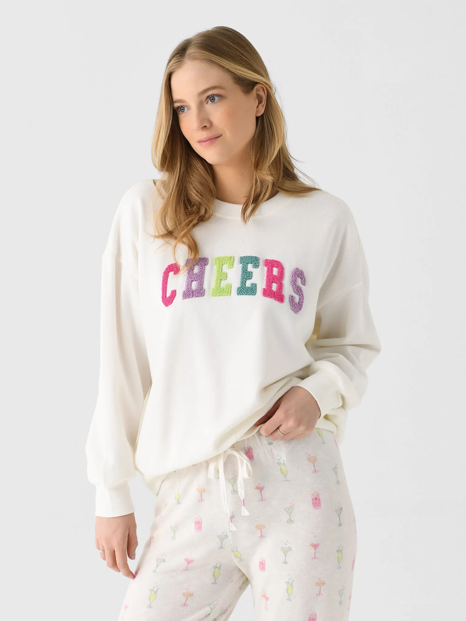 Z Supply Women's Oversized Cheers Sweatshirt sold by Saint Bernard