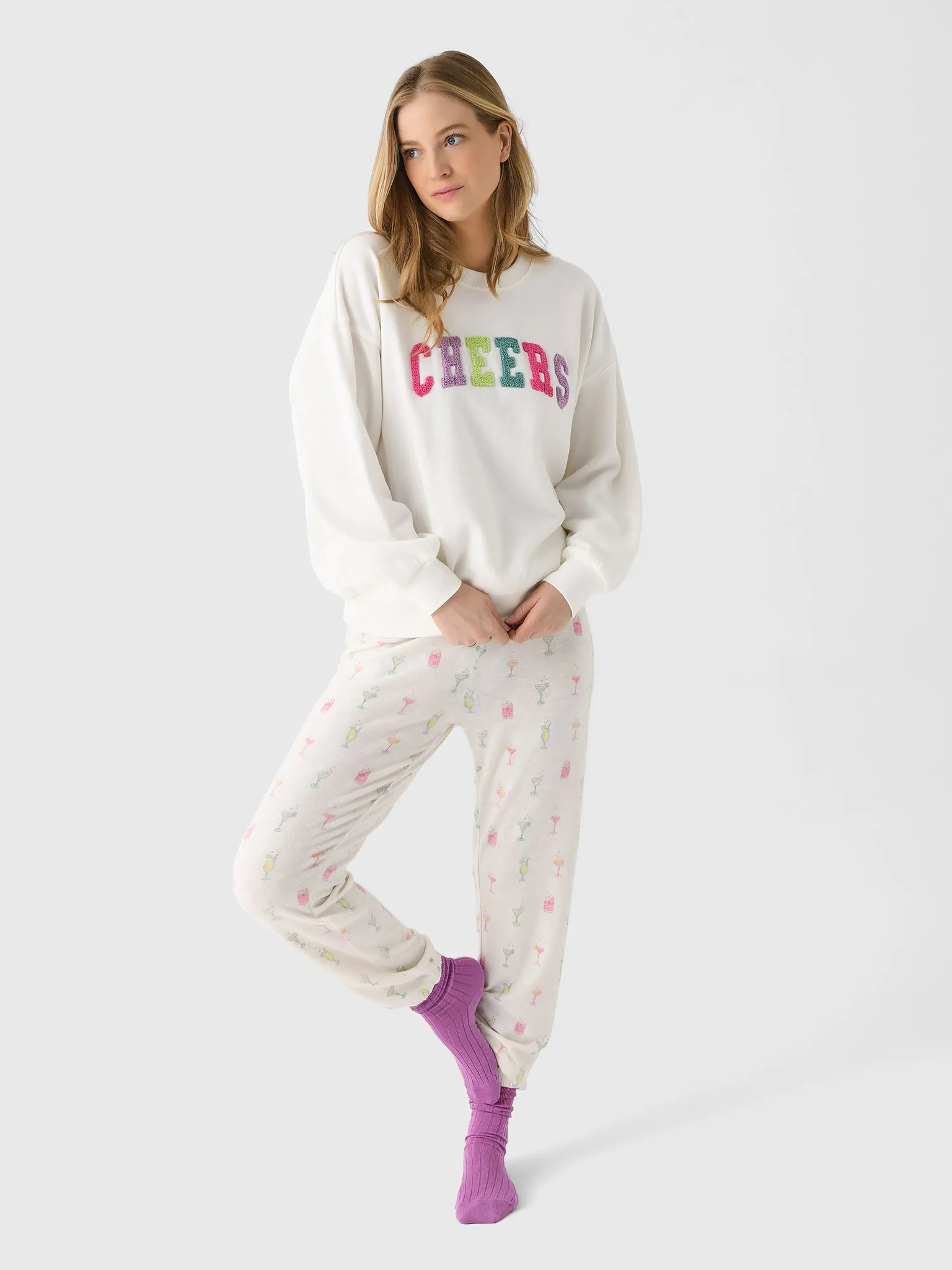 Z Supply Women's Oversized Cheers Sweatshirt sold by Saint Bernard product image thumbnail 2