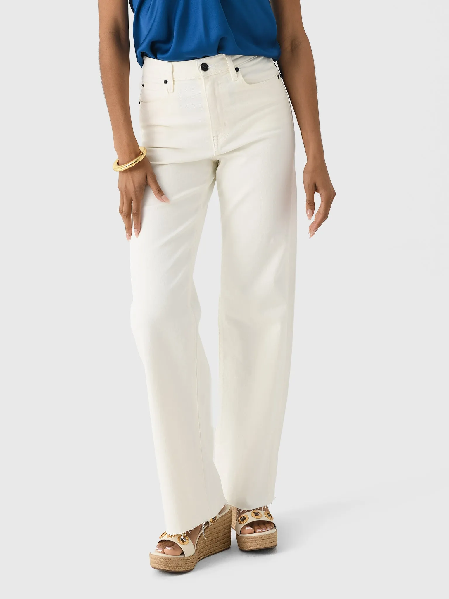 SLVRLAKE Women's Grace Wide Leg Jean sold by Saint Bernard