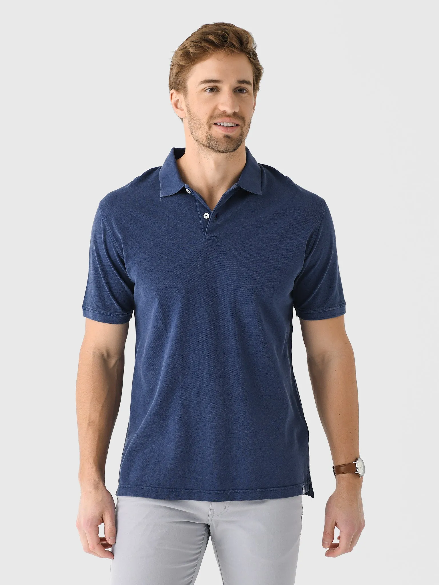 Peter Millar Crown Men's Sunrise Piqué Polo sold by Saint Bernard product image thumbnail 4
